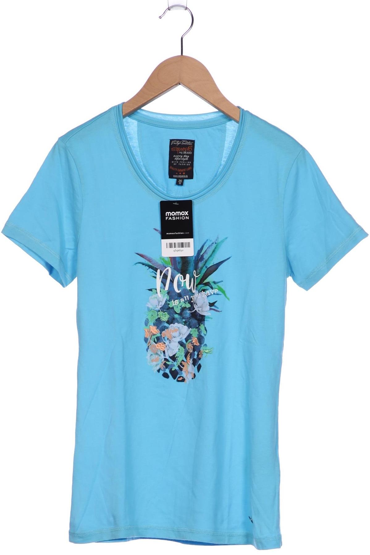 

s questo Damen T-Shirt, blau, Gr. 36