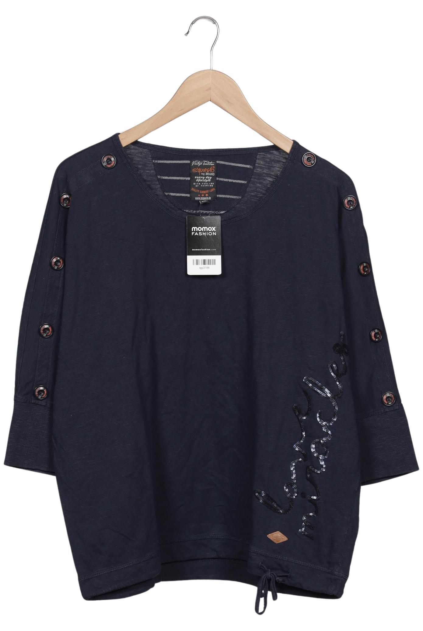 

s questo Damen Langarmshirt, marineblau, Gr. 44