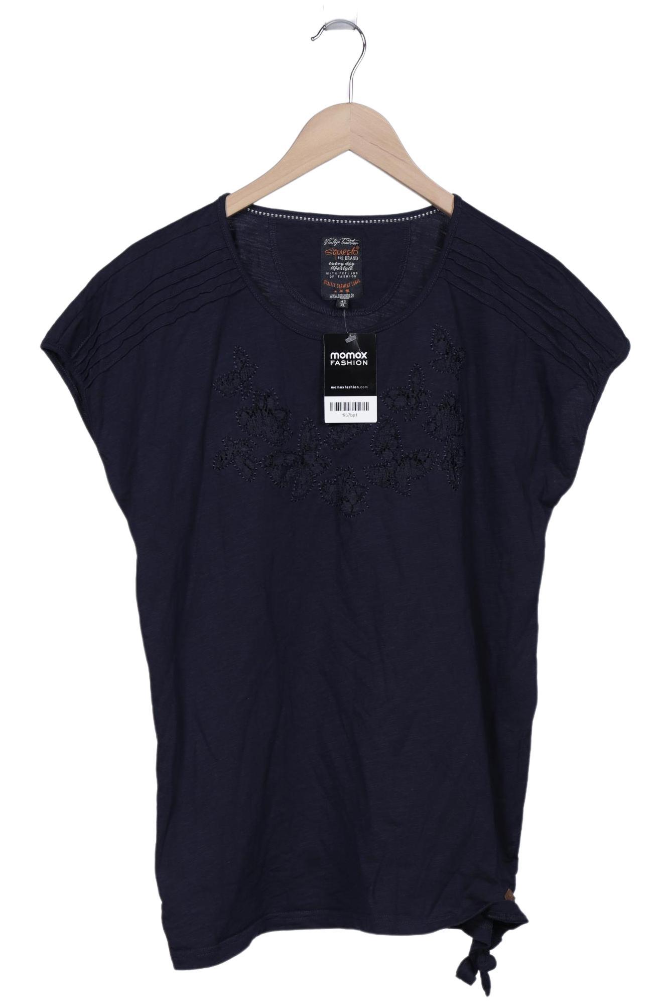 

s questo Damen T-Shirt, marineblau, Gr. 42