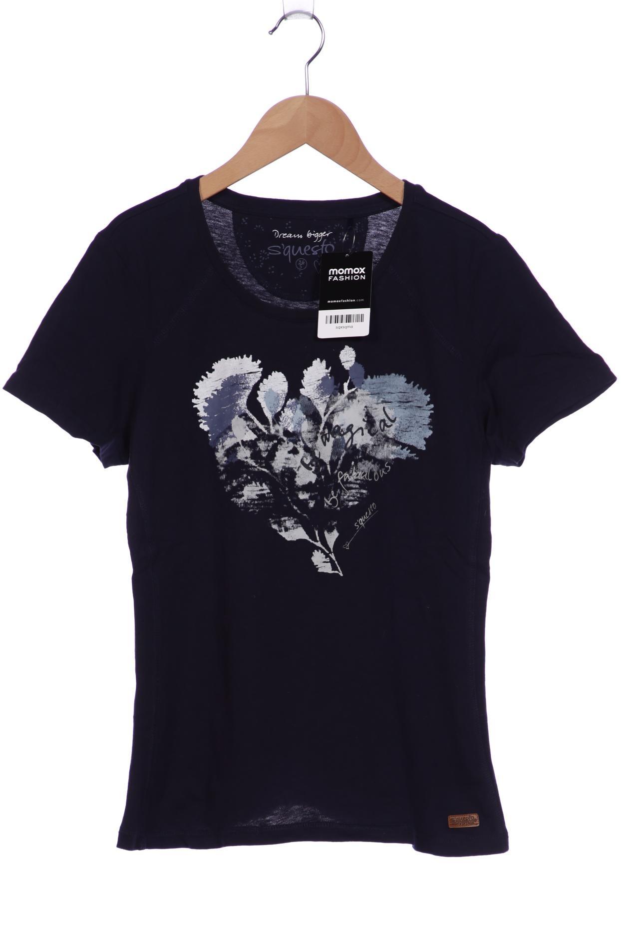 

s questo Damen T-Shirt, marineblau, Gr. 36