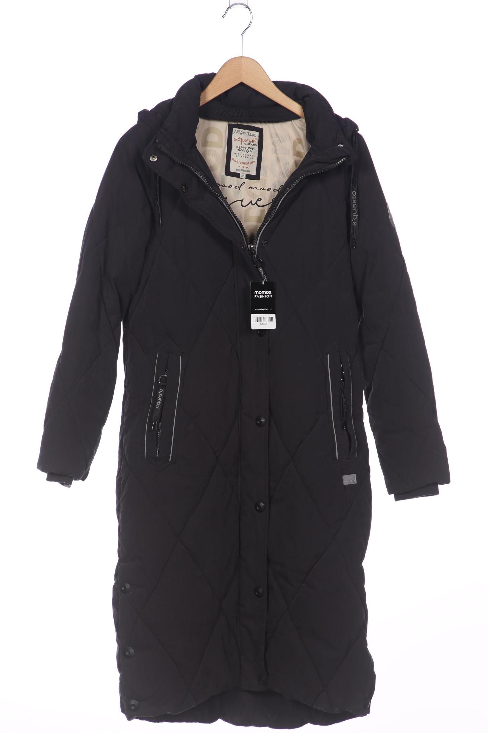 

s questo Damen Mantel, schwarz, Gr. 36