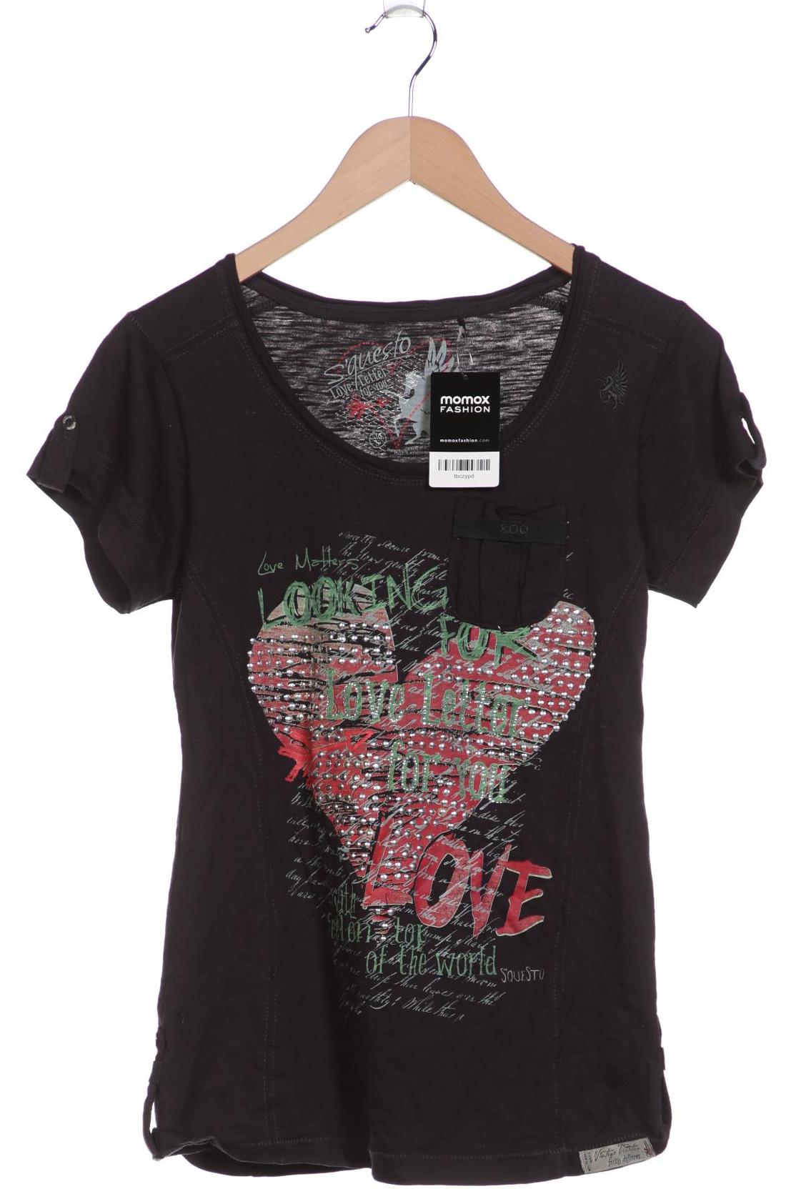 

s questo Damen T-Shirt, schwarz, Gr. 36