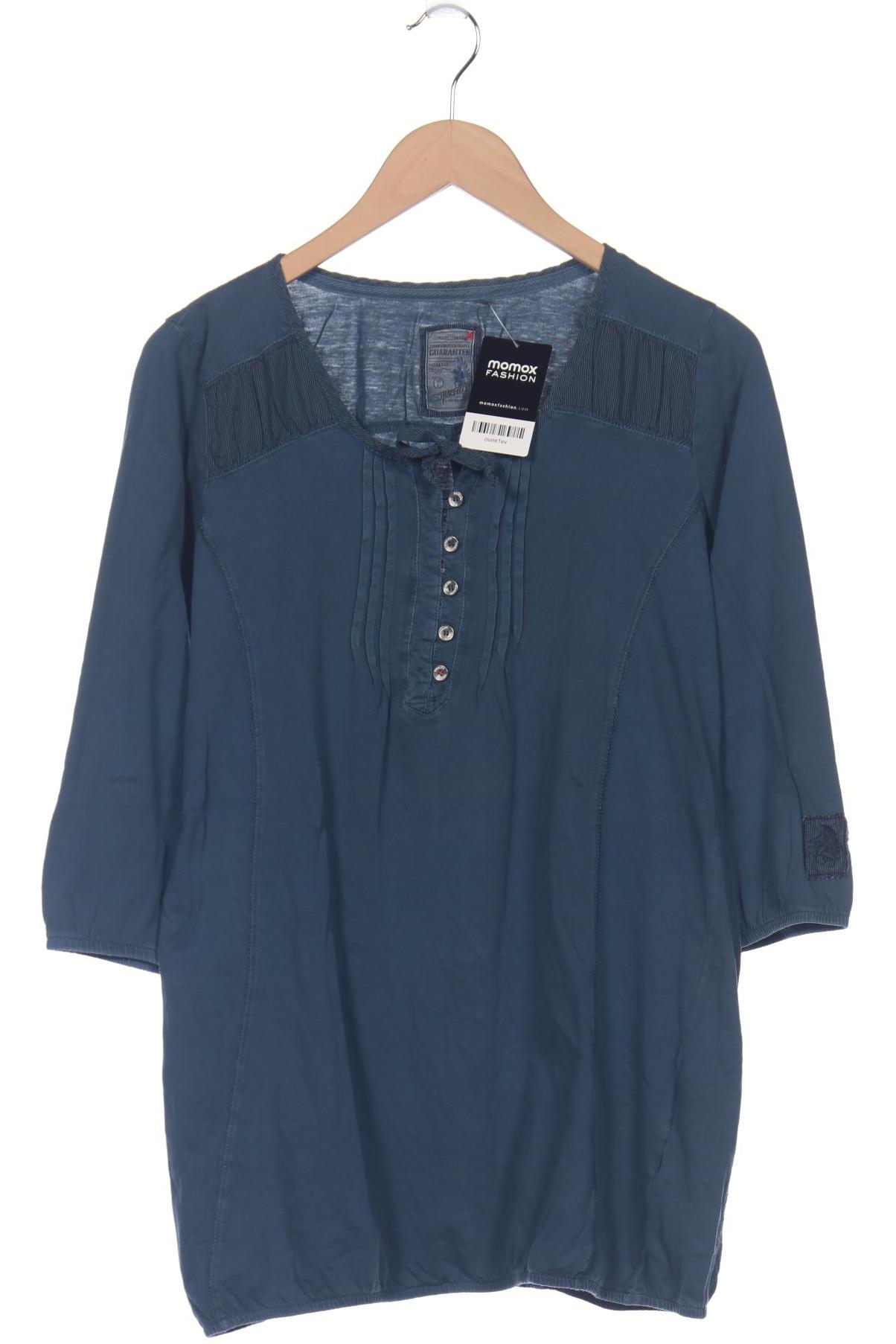 

s questo Damen Langarmshirt, türkis, Gr. 40