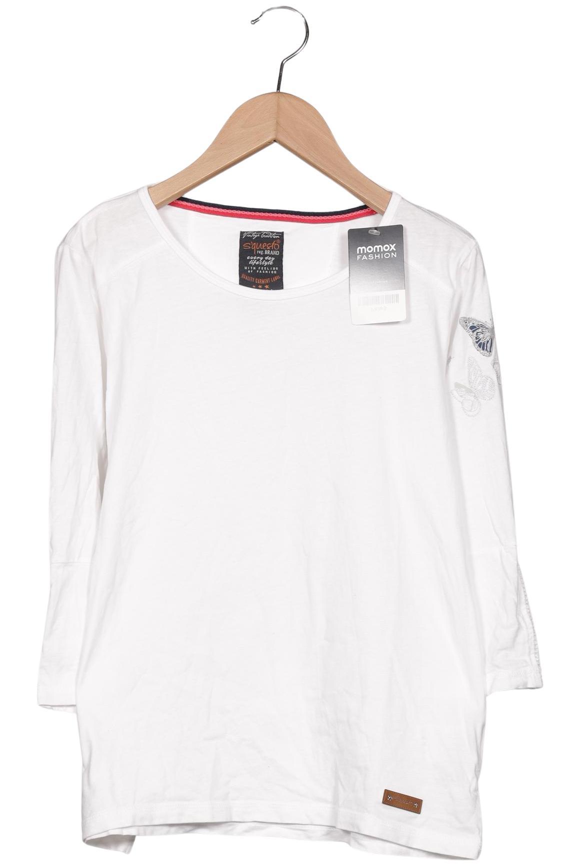 

s questo Damen Langarmshirt, weiß, Gr. 38