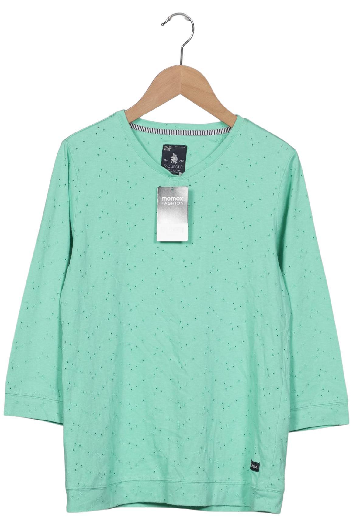 

s questo Damen Langarmshirt, hellgrün, Gr. 36