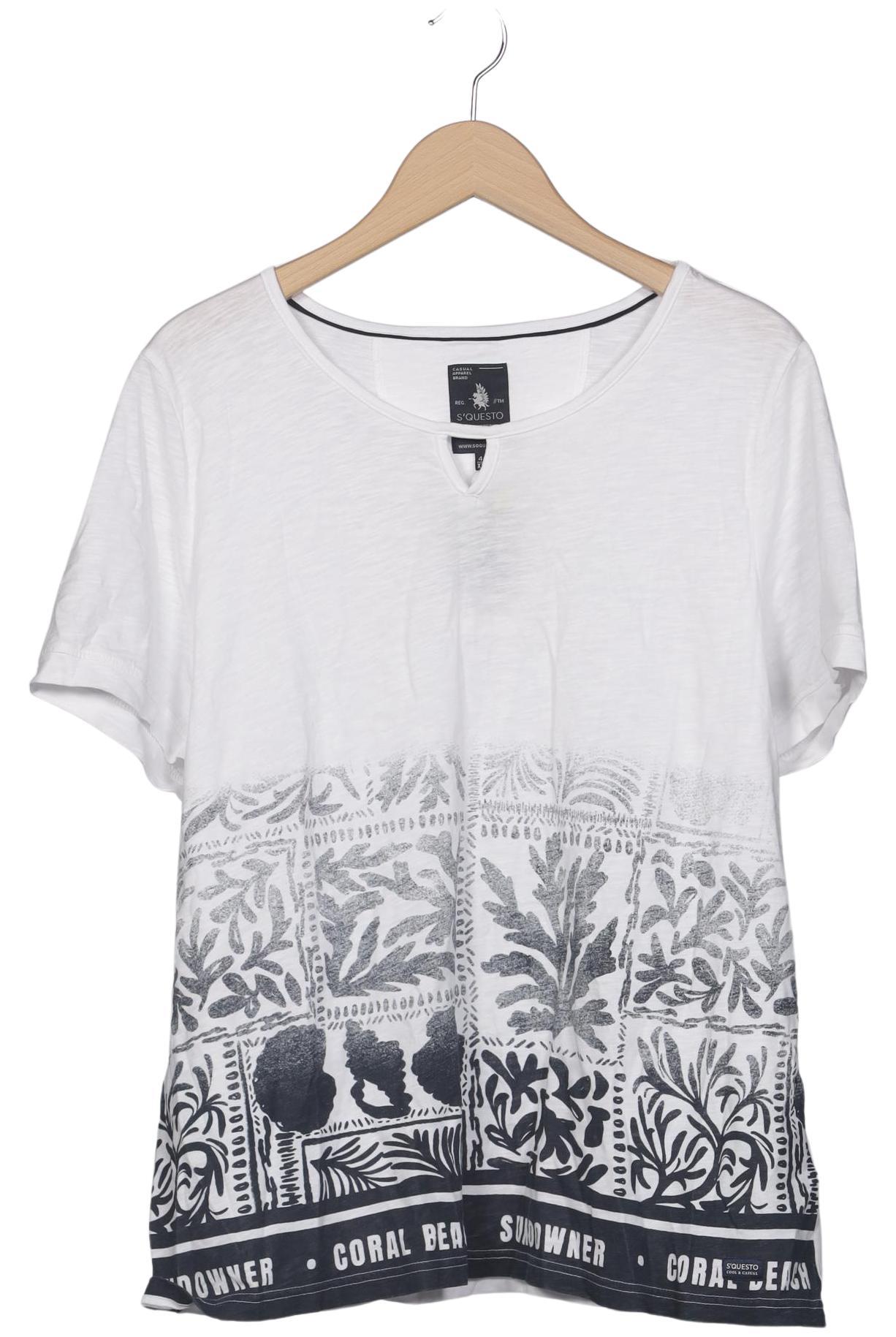 

s questo Damen T-Shirt, weiß, Gr. 44