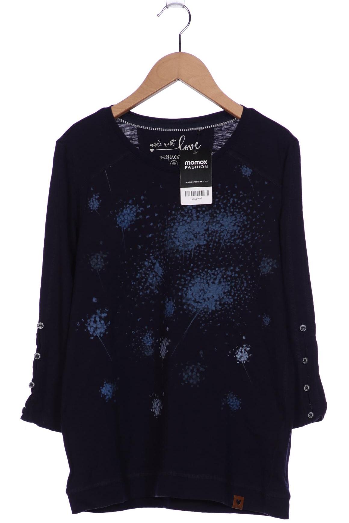 

s questo Damen Langarmshirt, marineblau, Gr. 36