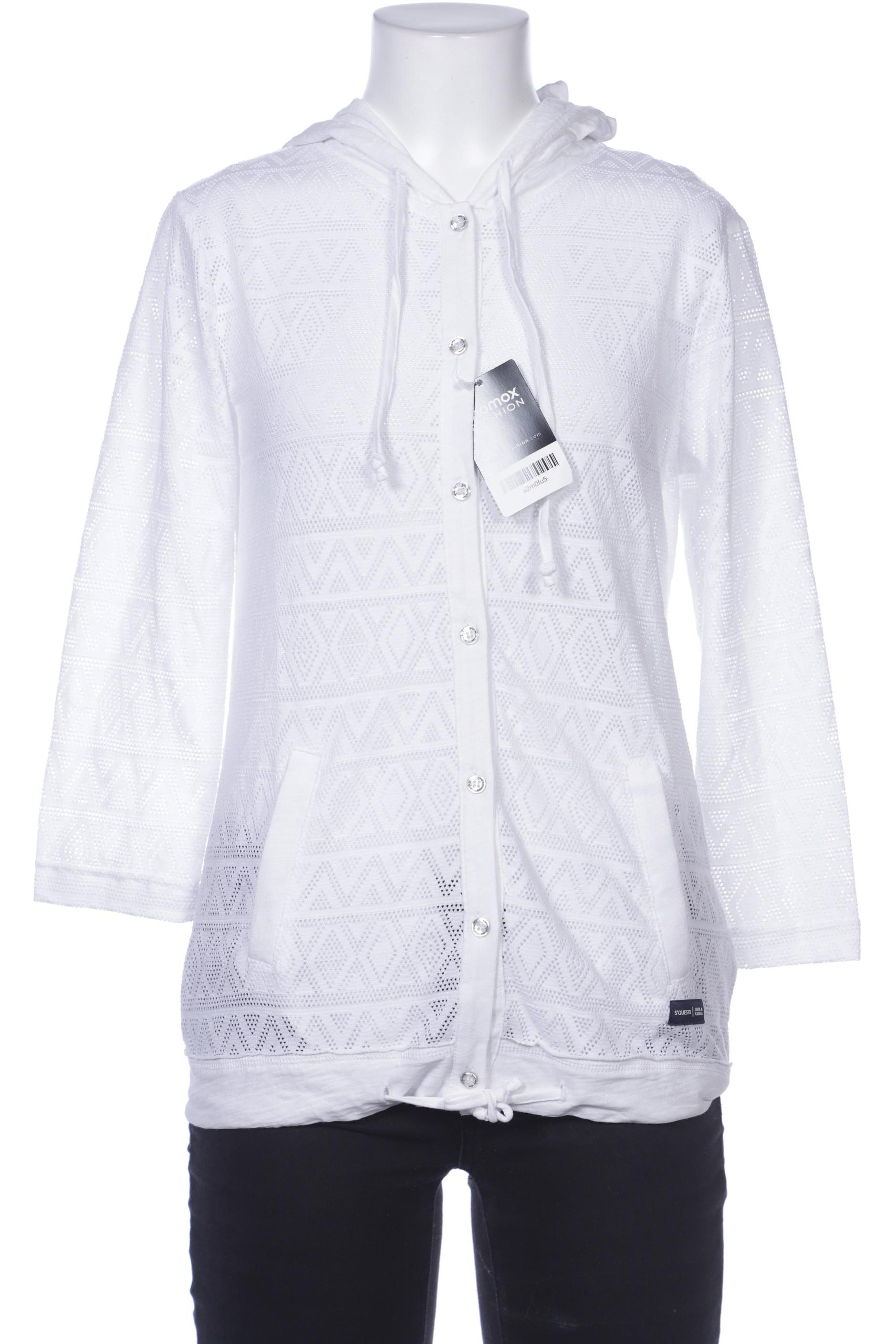 

s questo Damen Strickjacke, weiß, Gr. 34