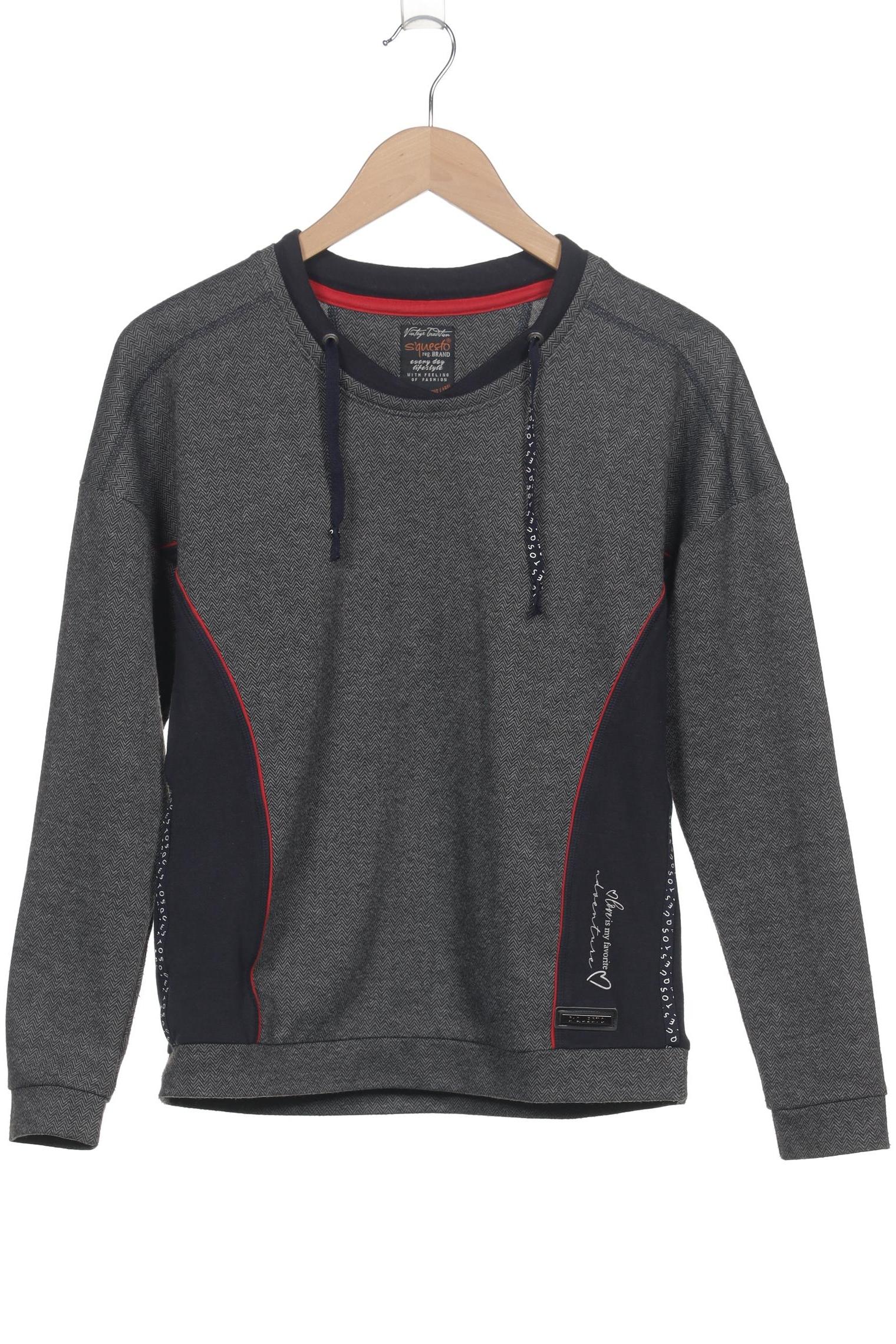 

s questo Damen Sweatshirt, grau, Gr. 36