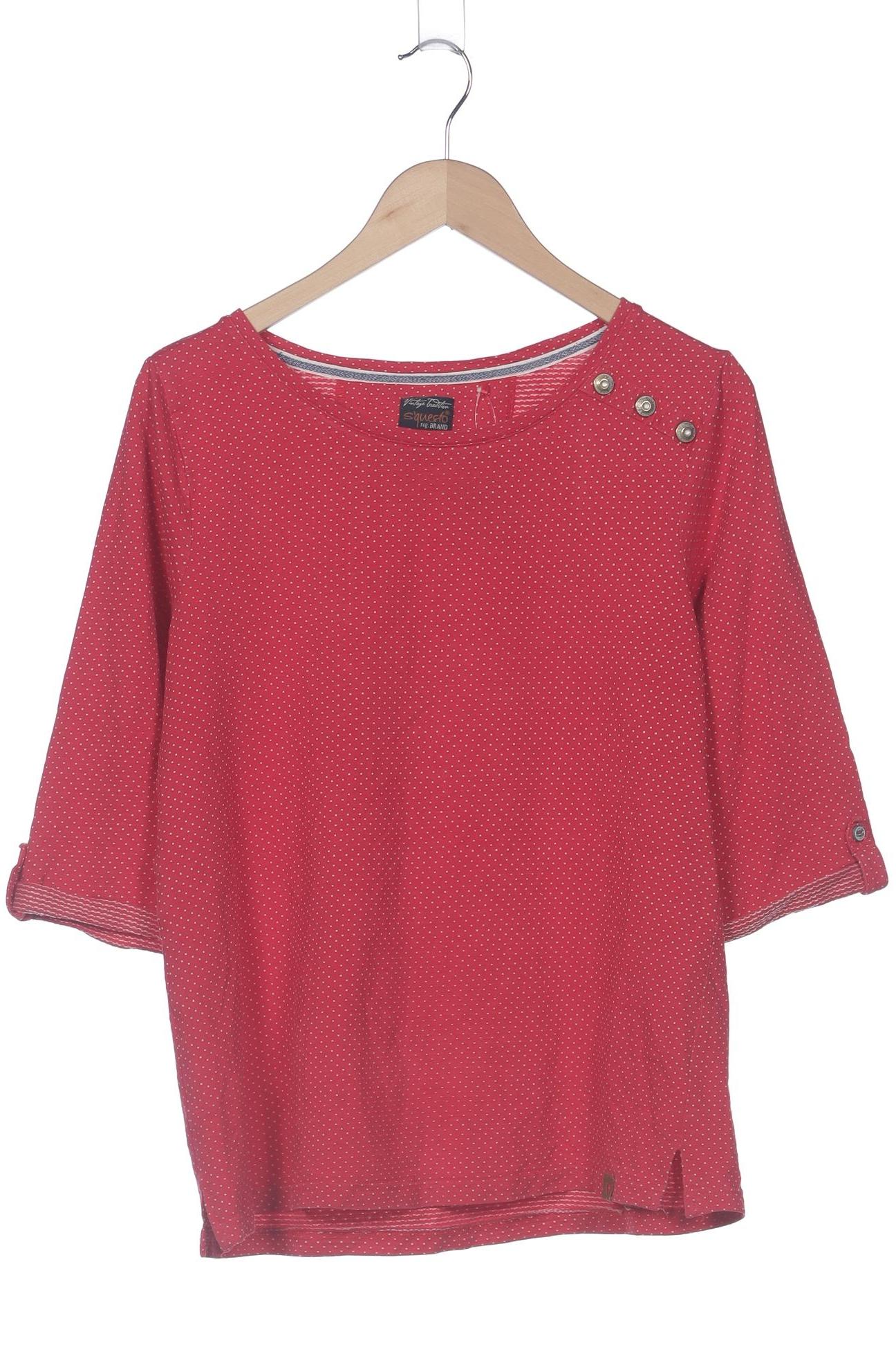 

s questo Damen Langarmshirt, rot, Gr. 42