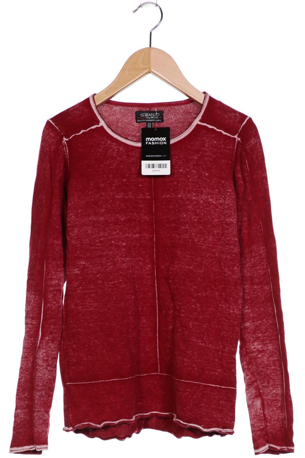 

s questo Damen Langarmshirt, rot, Gr. 34
