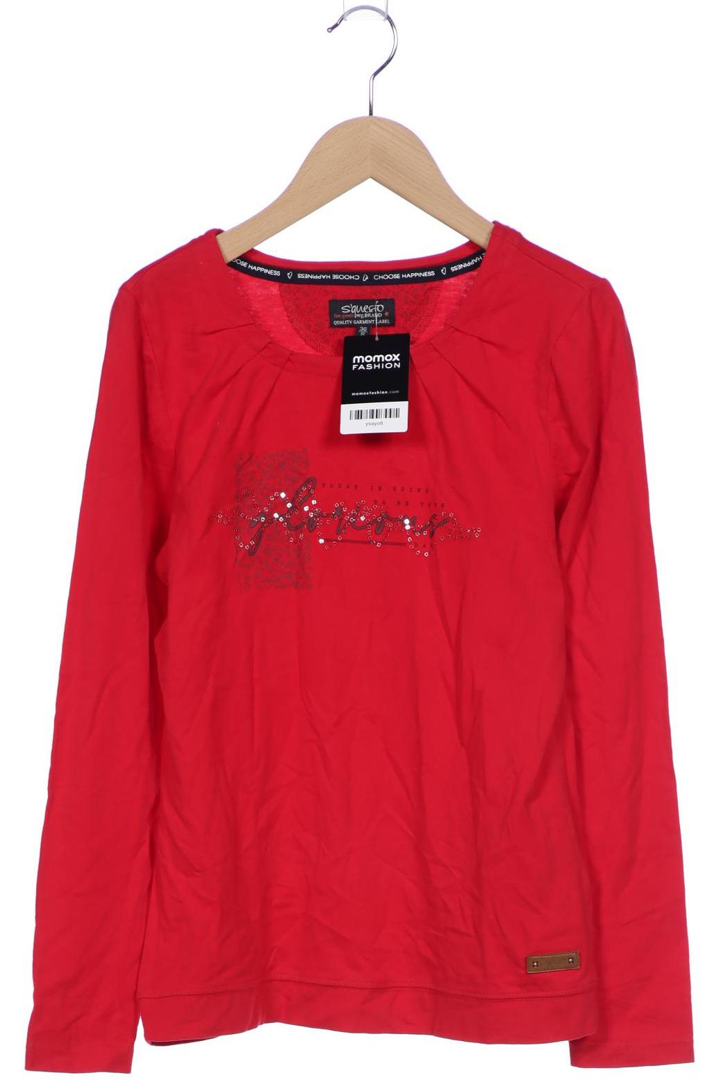 

s questo Damen Langarmshirt, rot, Gr. 36