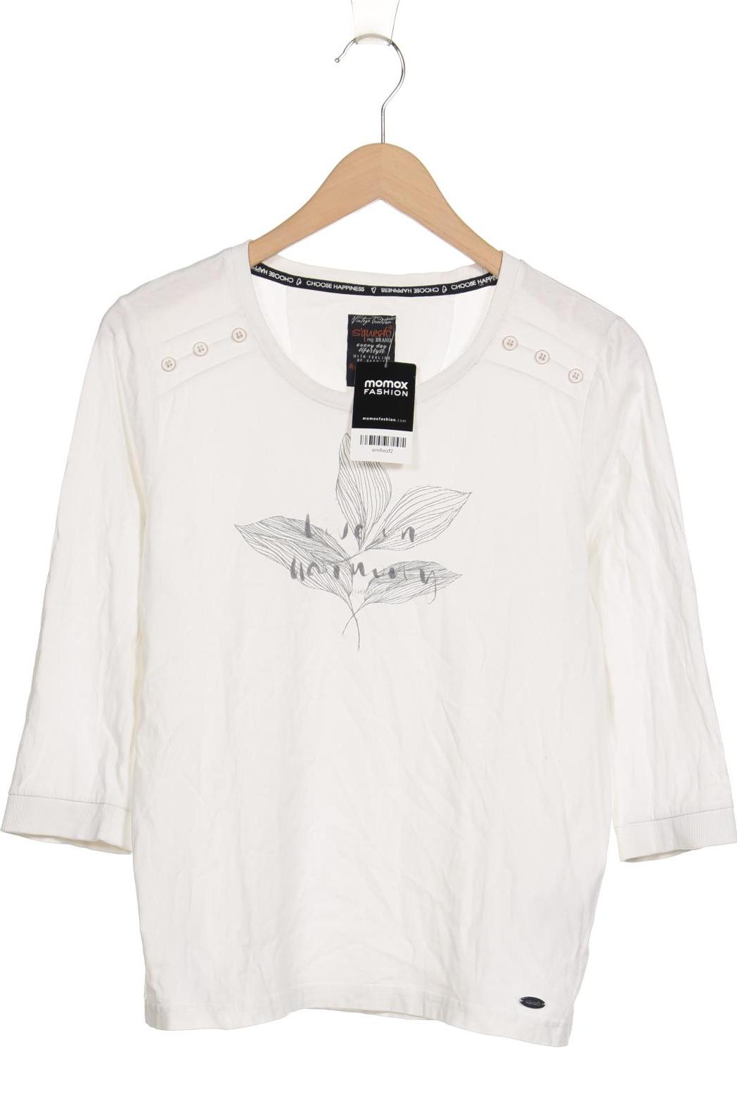 

s questo Damen Langarmshirt, weiß, Gr. 40