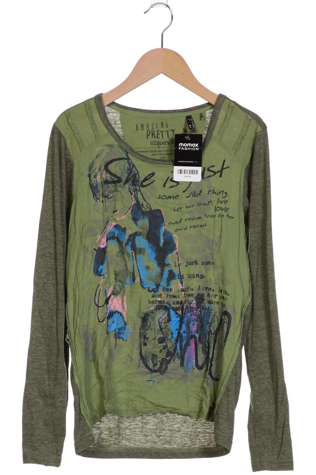 

s questo Damen Langarmshirt, grün, Gr. 34