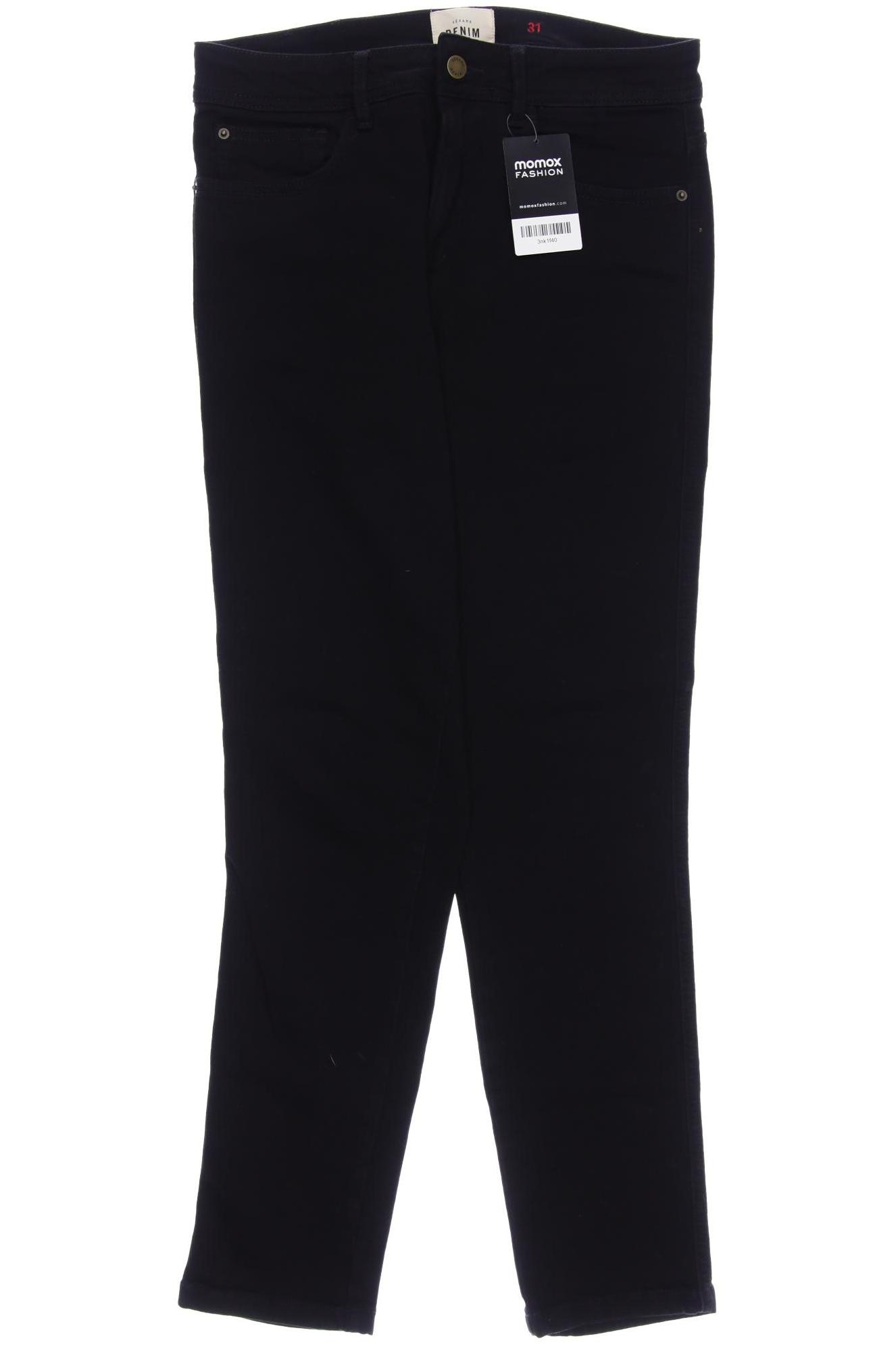 

Sezane Damen Jeans, schwarz, Gr. 31