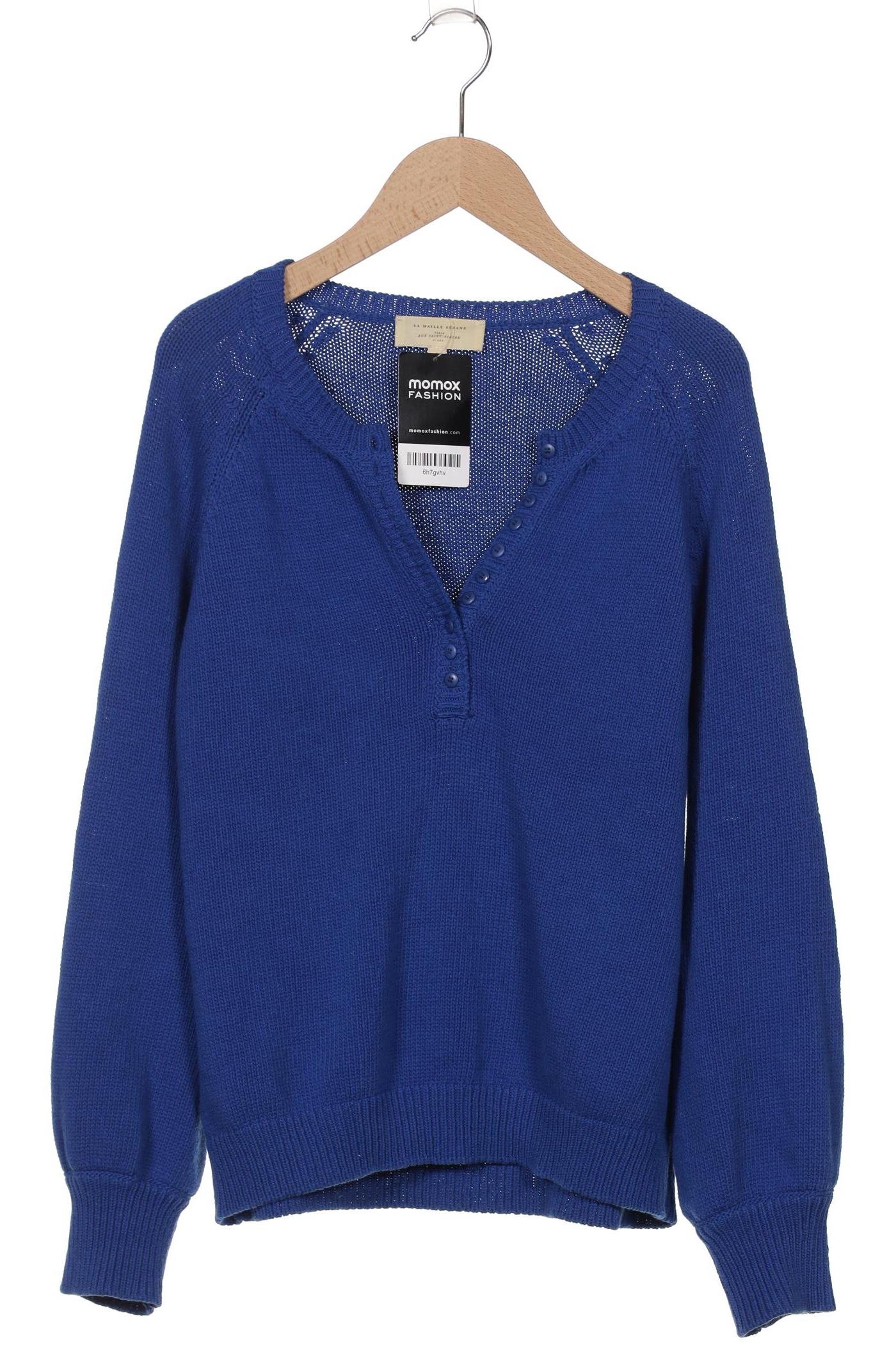 

Sezane Damen Pullover, blau, Gr. 36