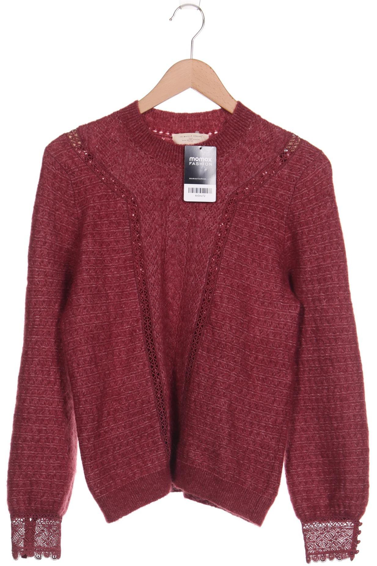 

Sezane Damen Pullover, bordeaux, Gr. 42