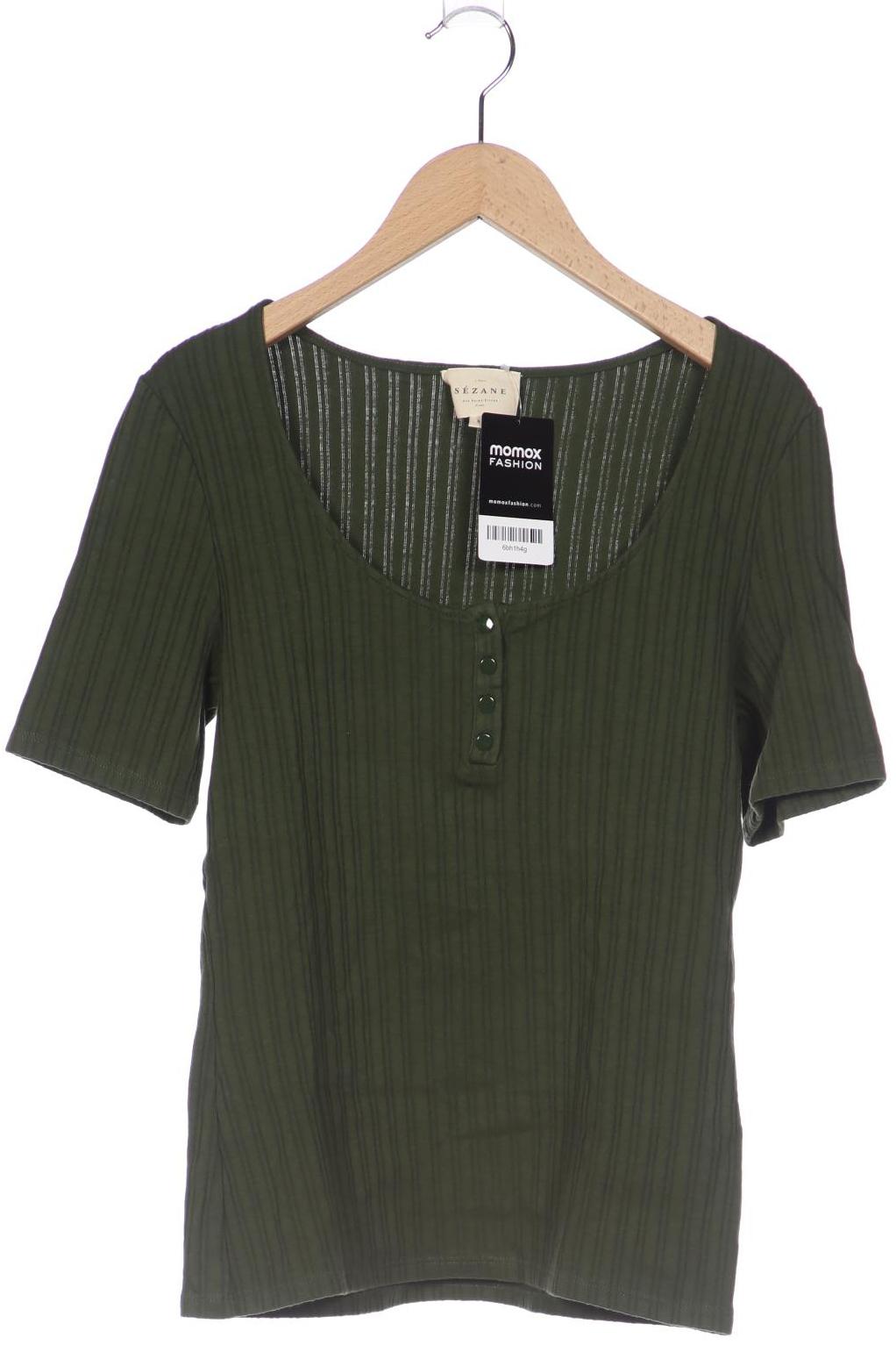 

Sézane Damen T-Shirt, grün, Gr. 36