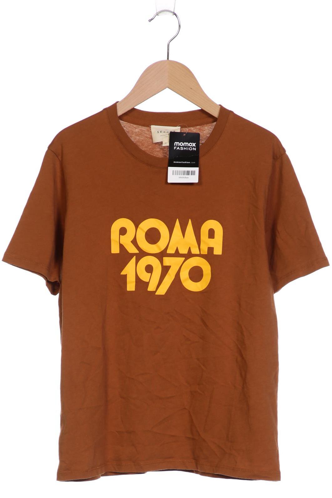 

Sézane Damen T-Shirt, braun, Gr. 36