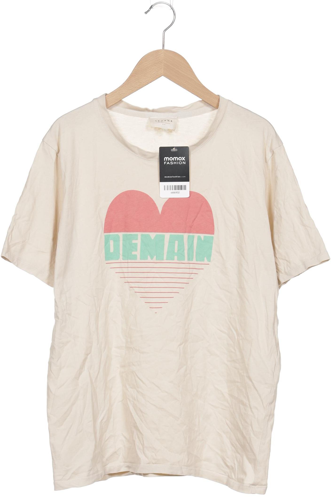 

Sezane Damen T-Shirt, beige, Gr. 42
