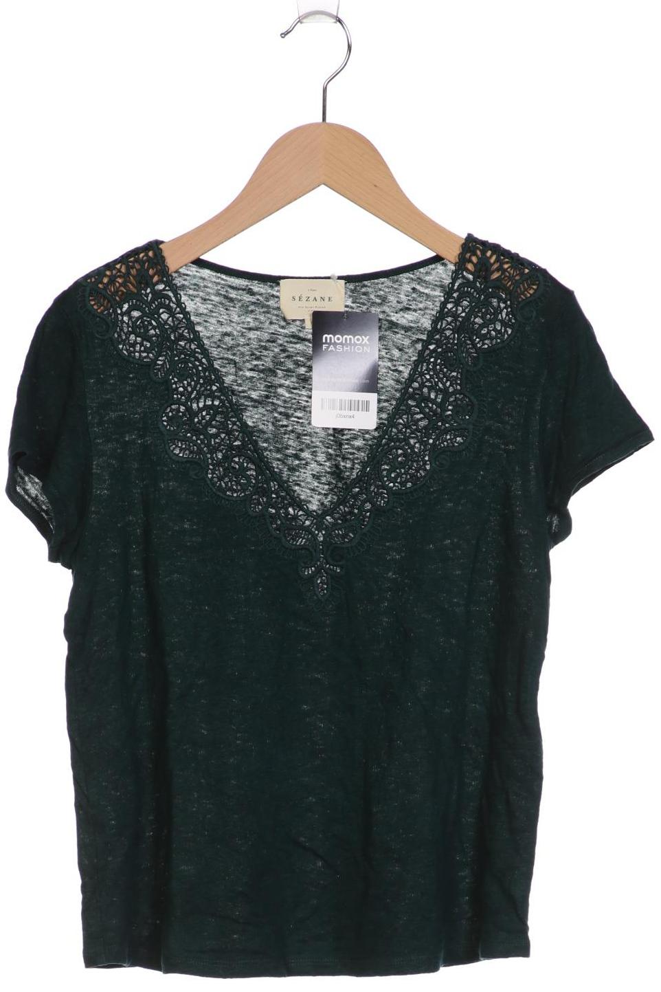 

Sézane Damen T-Shirt, grün, Gr. 36