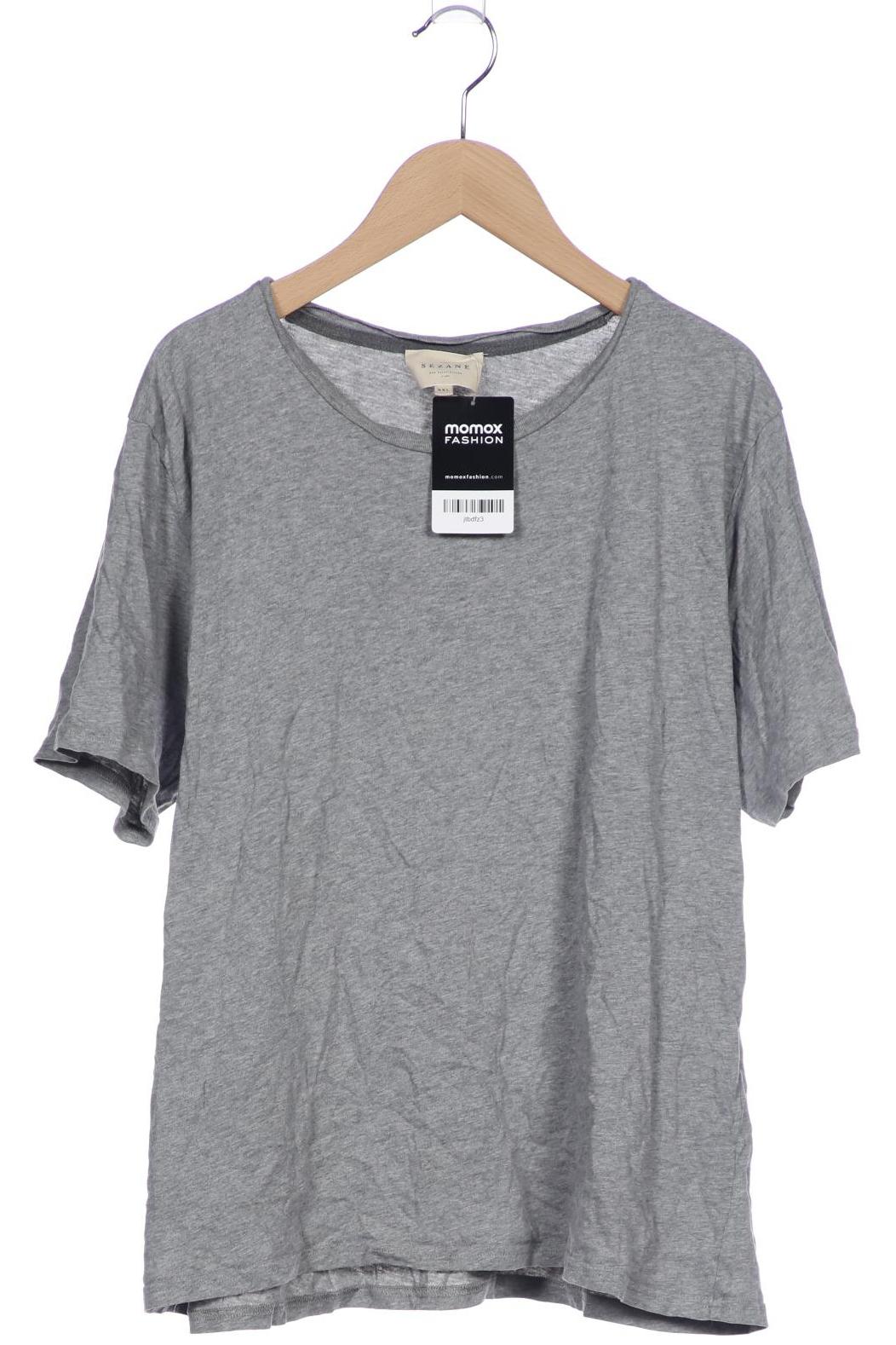 

Sezane Damen T-Shirt, grau, Gr. 46