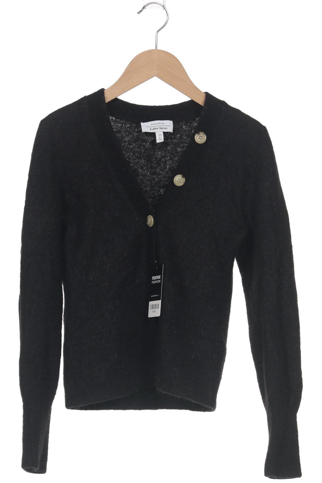 

Sezane Damen Strickjacke, schwarz, Gr. 34