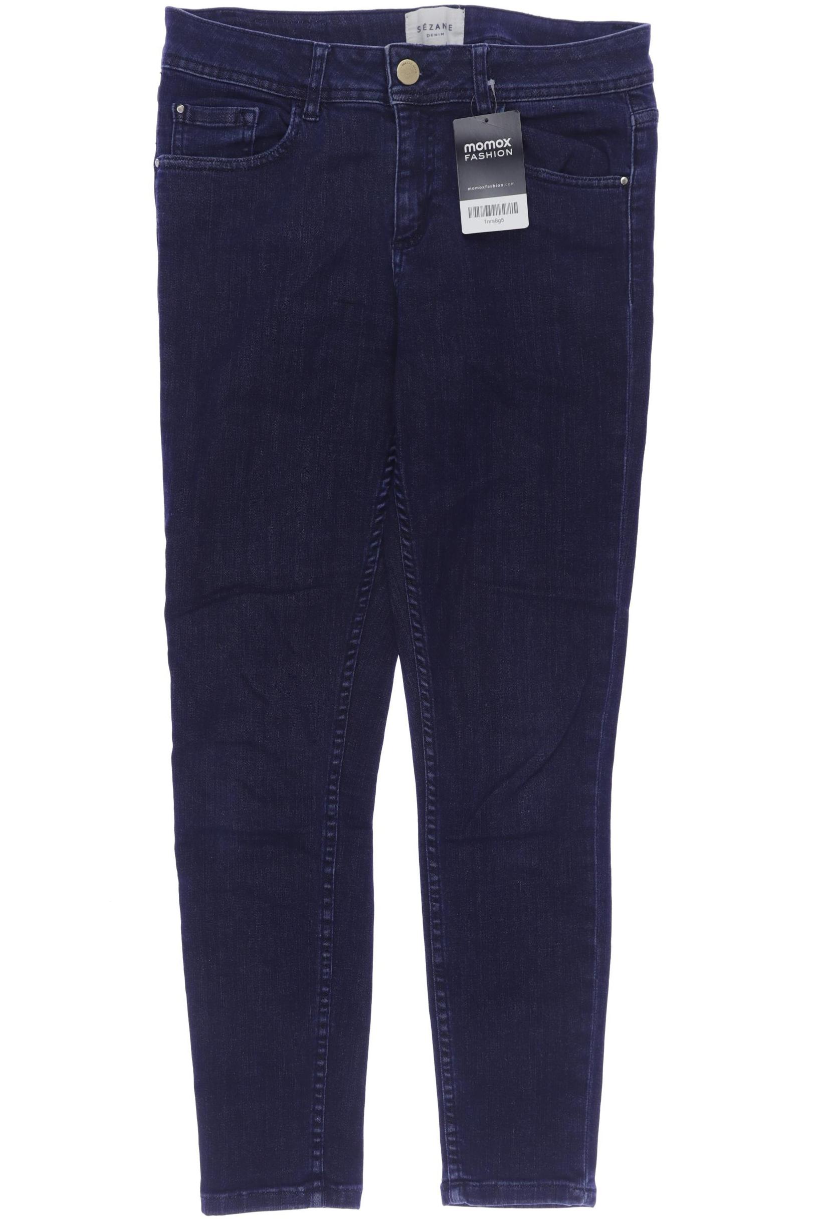

Sezane Damen Jeans, marineblau, Gr. 29