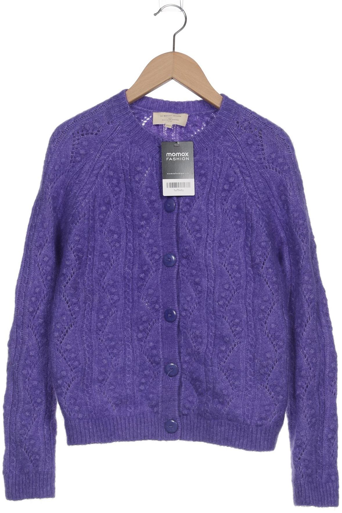 

Sezane Damen Strickjacke, flieder, Gr. 32