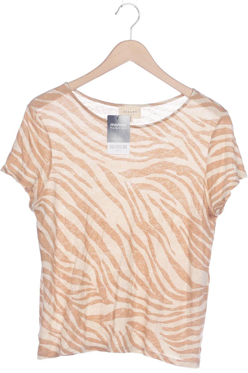

Sezane Damen T-Shirt, beige, Gr. 34