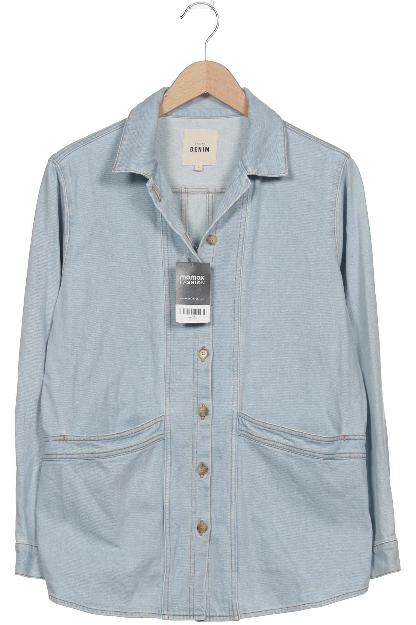 

Sézane Damen Jacke, hellblau, Gr. 36