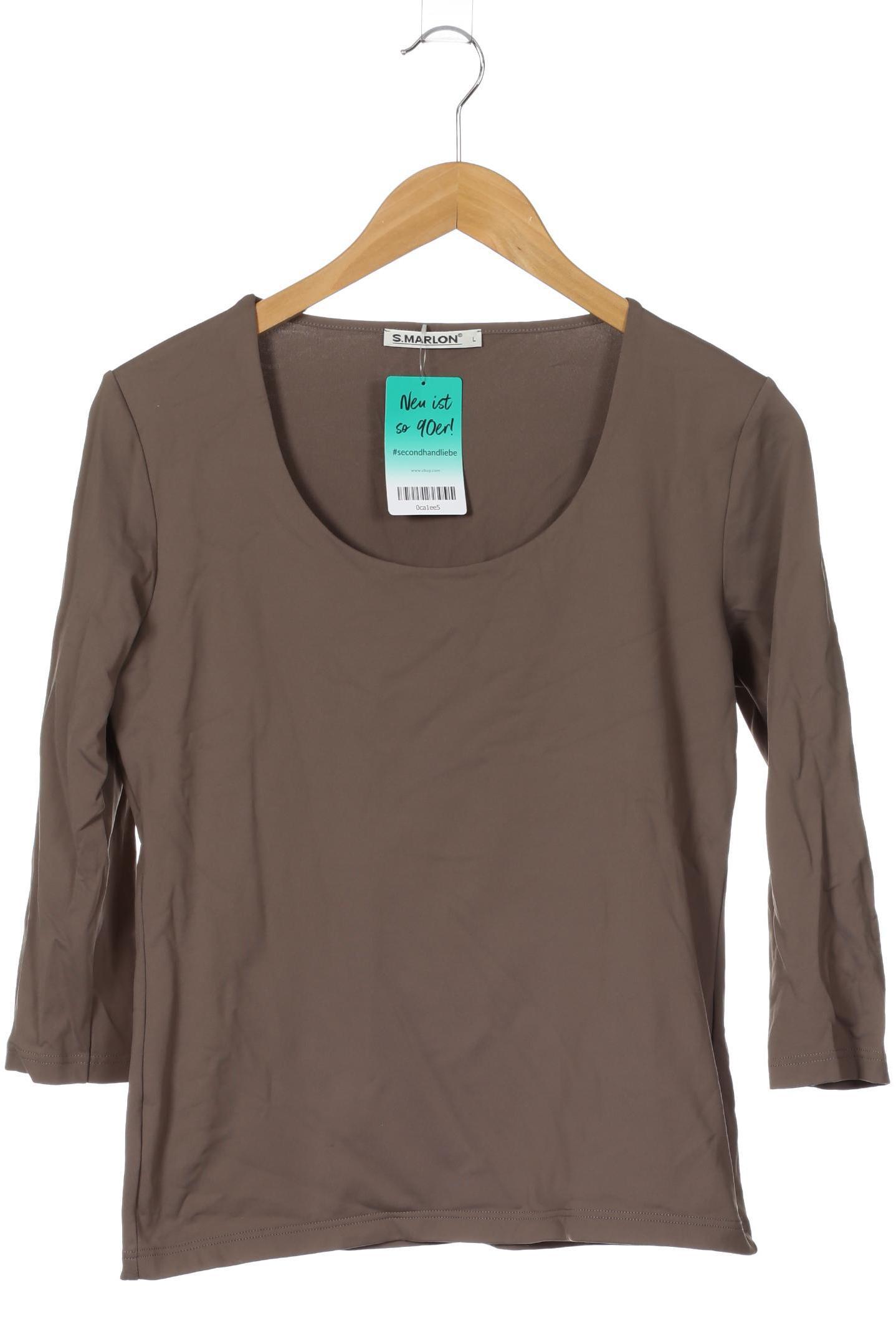 

S.marlon Damen Langarmshirt, braun, Gr.
