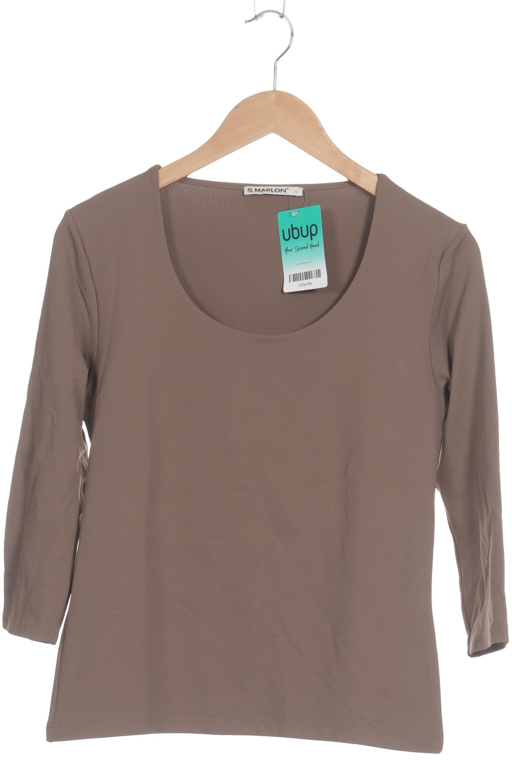 

S.marlon Damen Langarmshirt, braun, Gr.