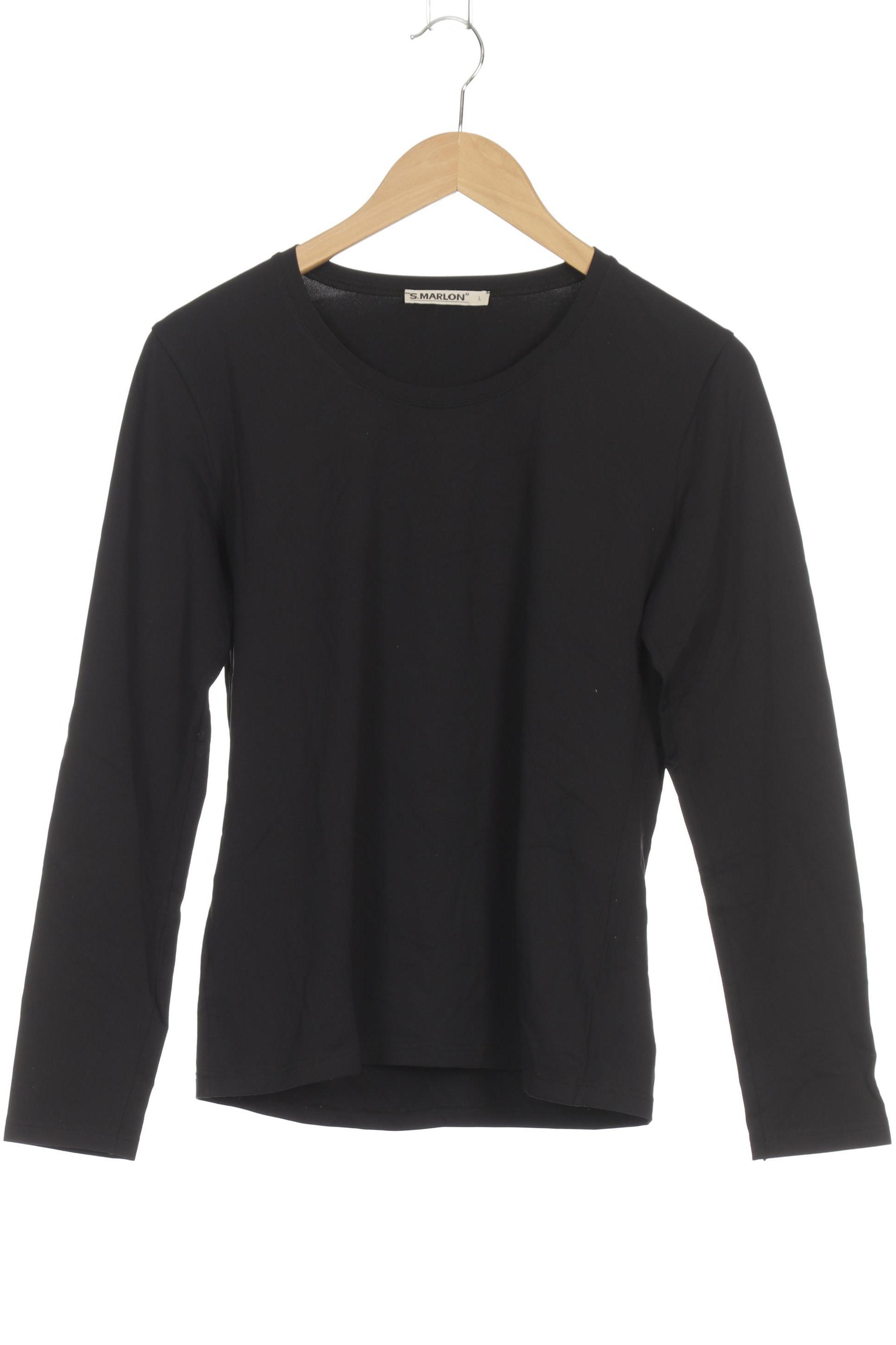 

S.marlon Damen Langarmshirt, schwarz, Gr.