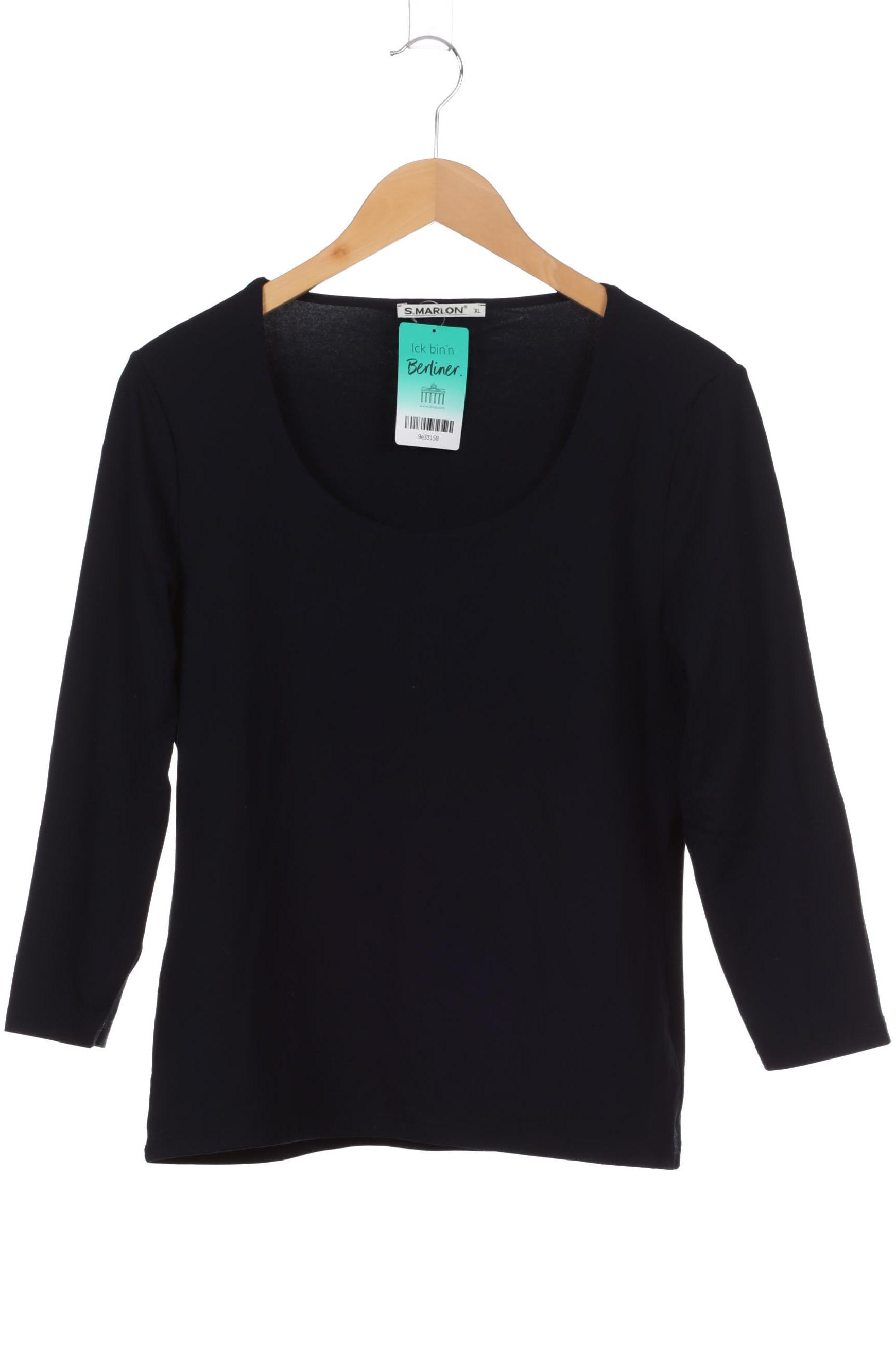 

S.marlon Damen Langarmshirt, blau, Gr.