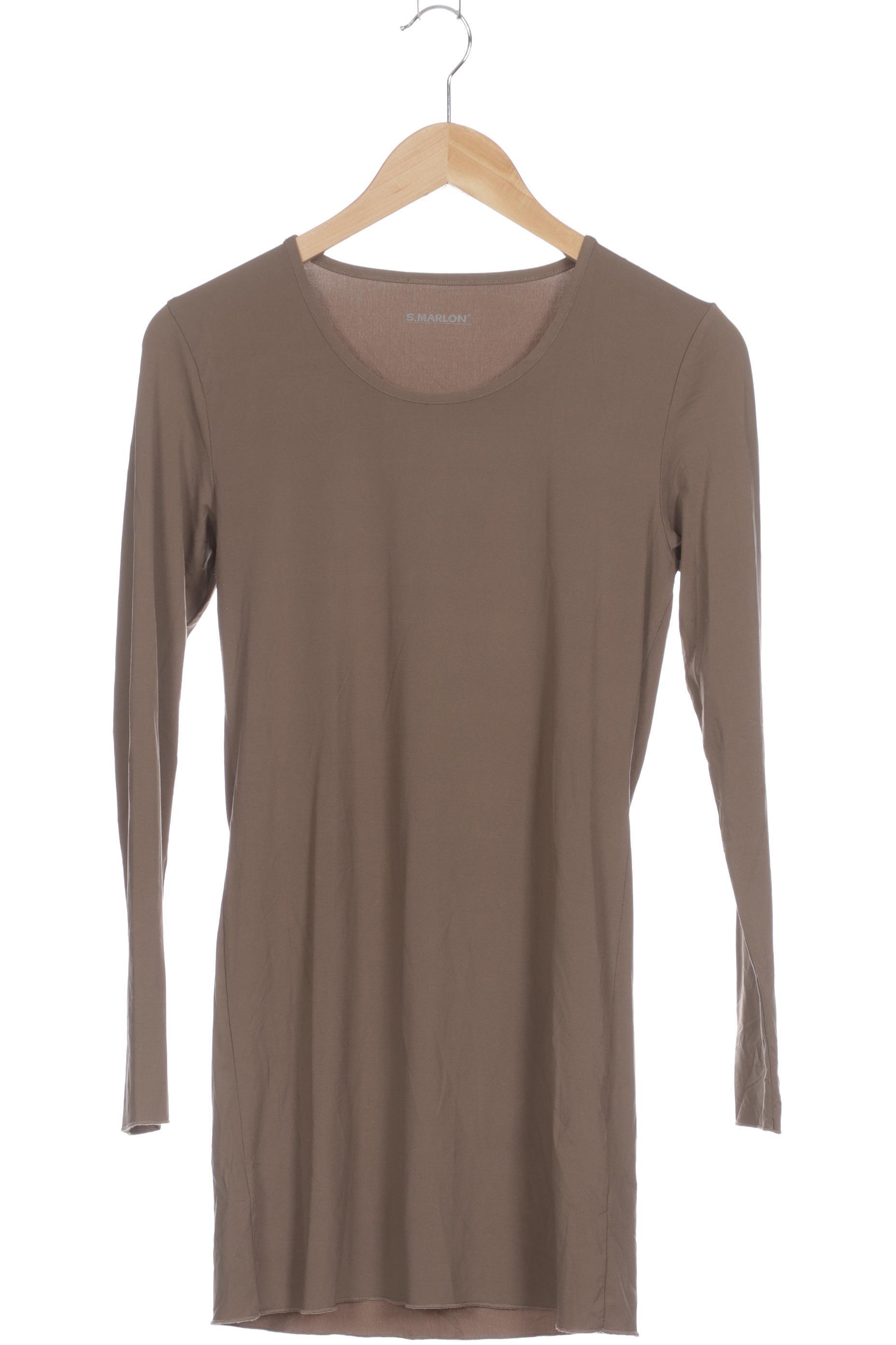 

S.marlon Damen Langarmshirt, braun, Gr.