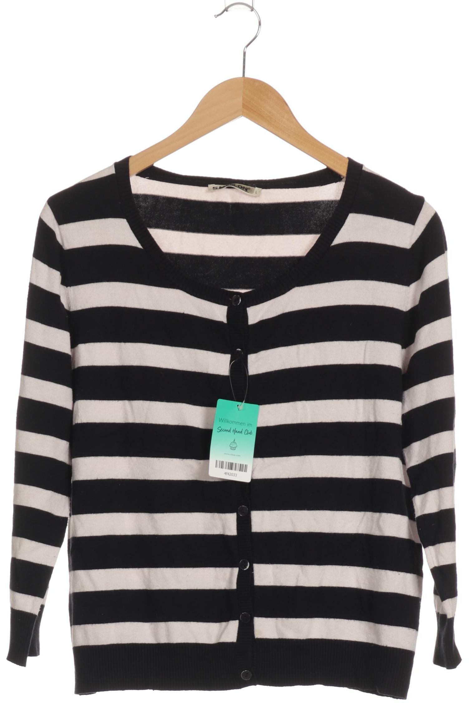 

S.marlon Damen Strickjacke, schwarz, Gr.