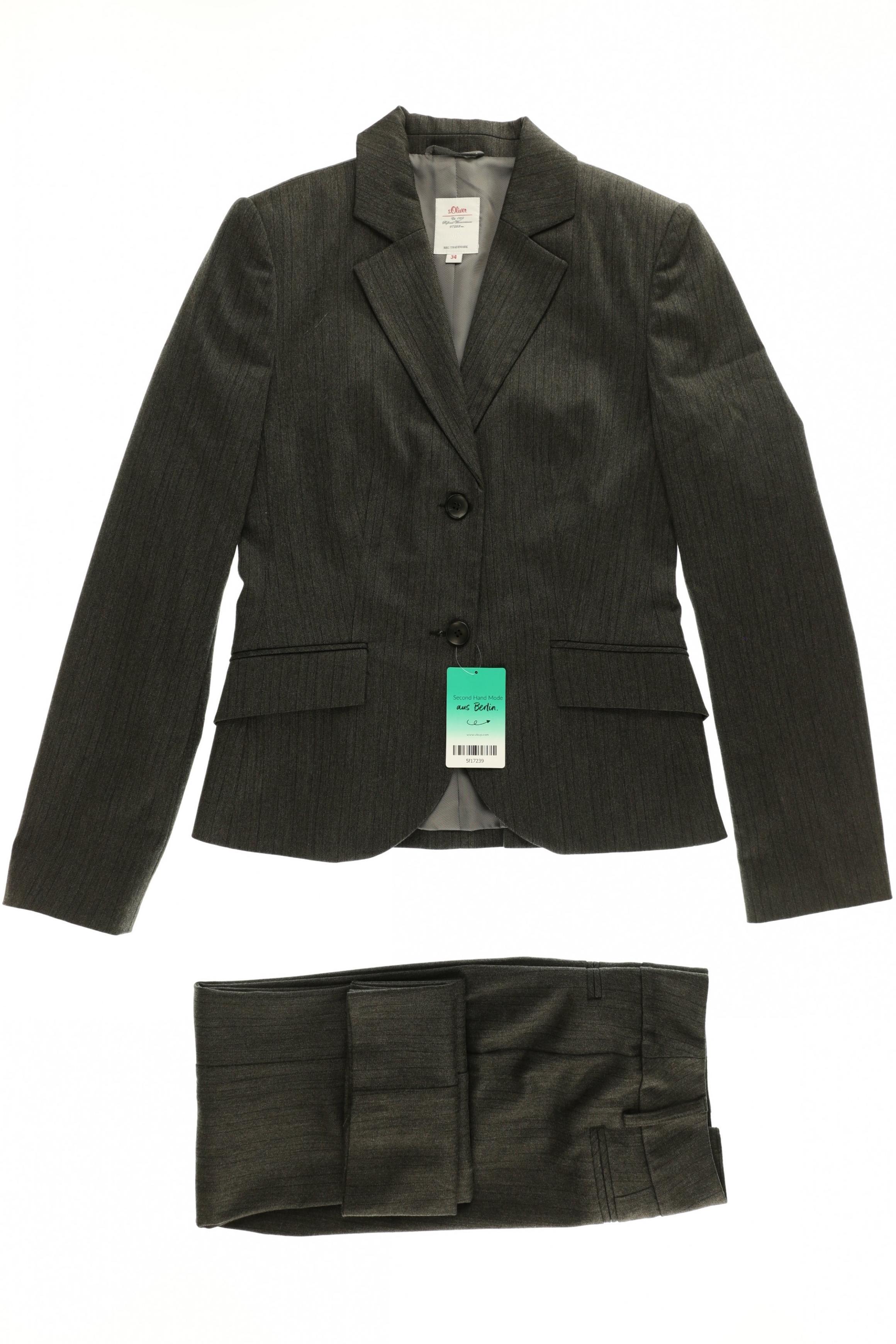 

s.Oliver Damen Anzug, grau, Gr. 34