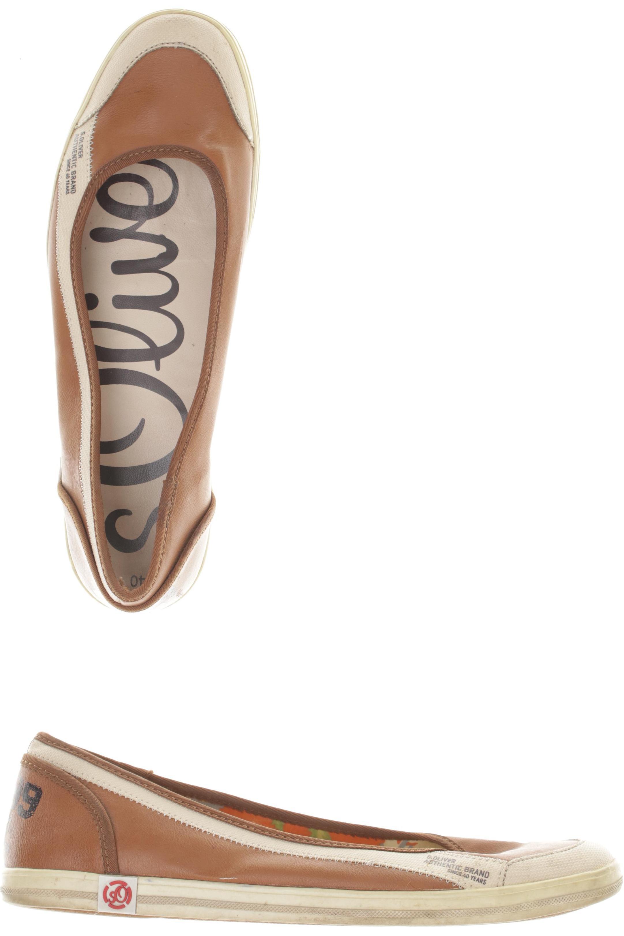 

s.Oliver Damen Ballerinas, braun, Gr. 40