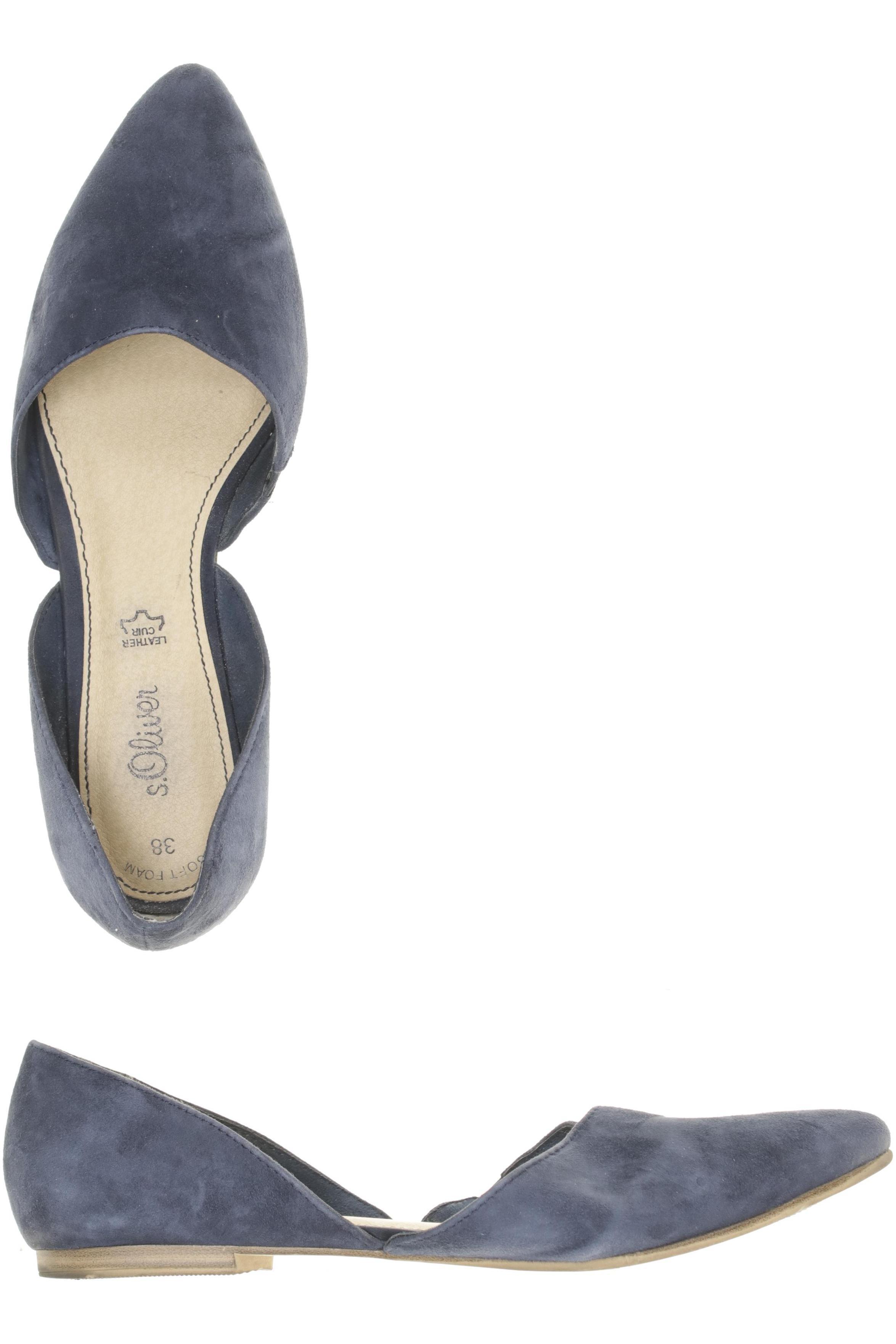 

s.Oliver Damen Ballerinas, blau, Gr. 38
