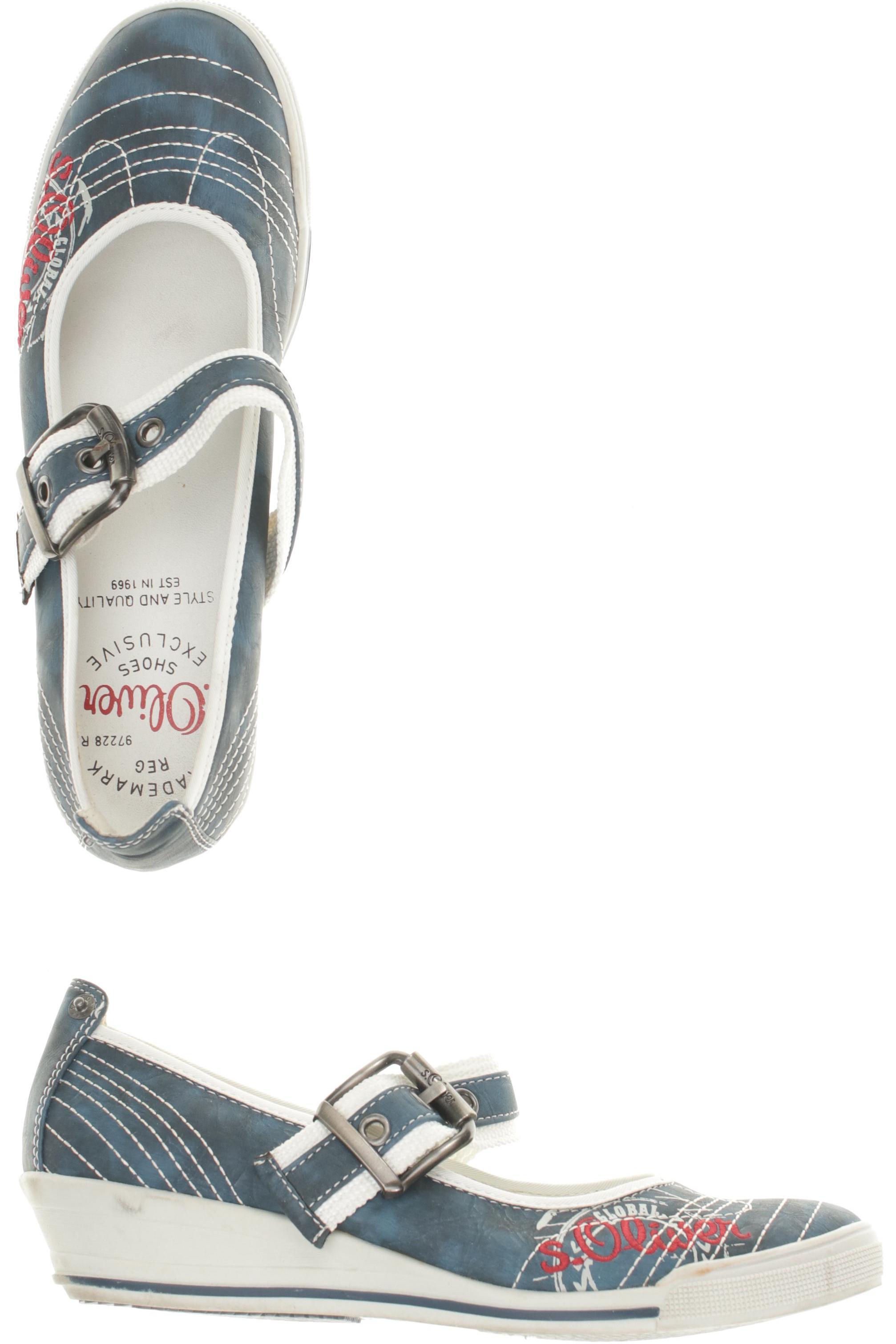 

s.Oliver Damen Ballerinas, blau, Gr. 40