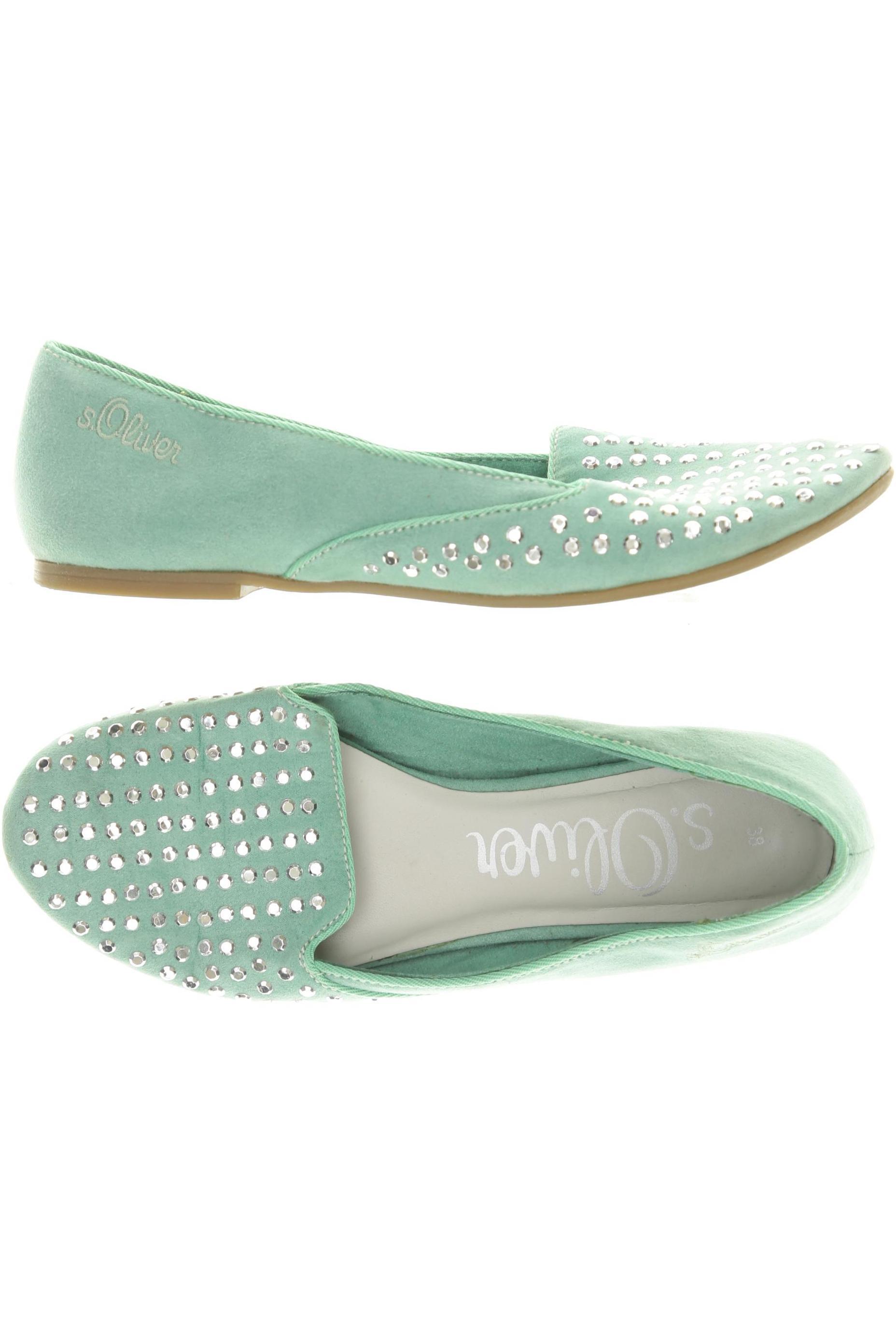 

s.Oliver Damen Ballerinas, türkis, Gr. 38.5