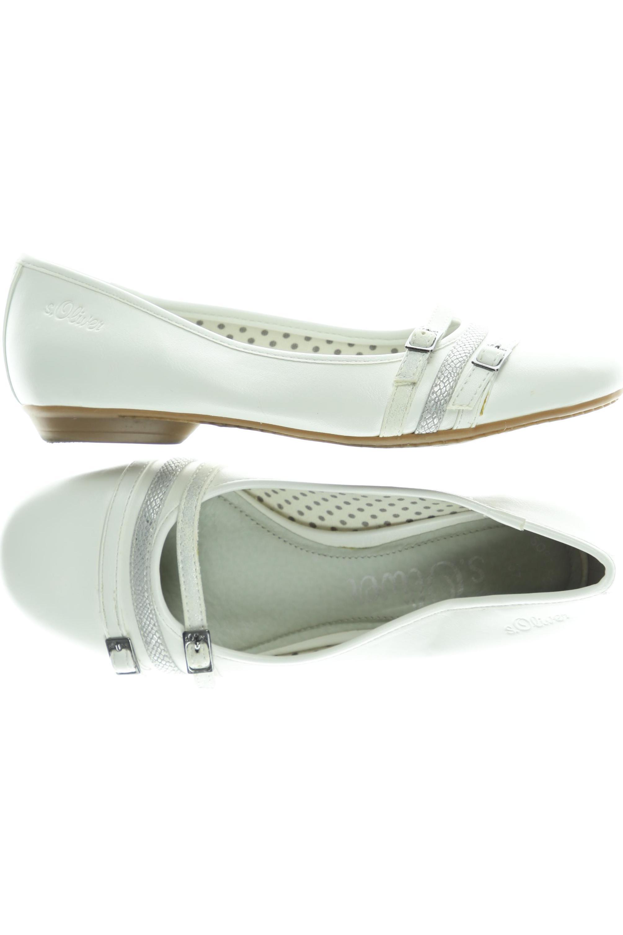 

s.Oliver Damen Ballerinas, weiß, Gr. 37