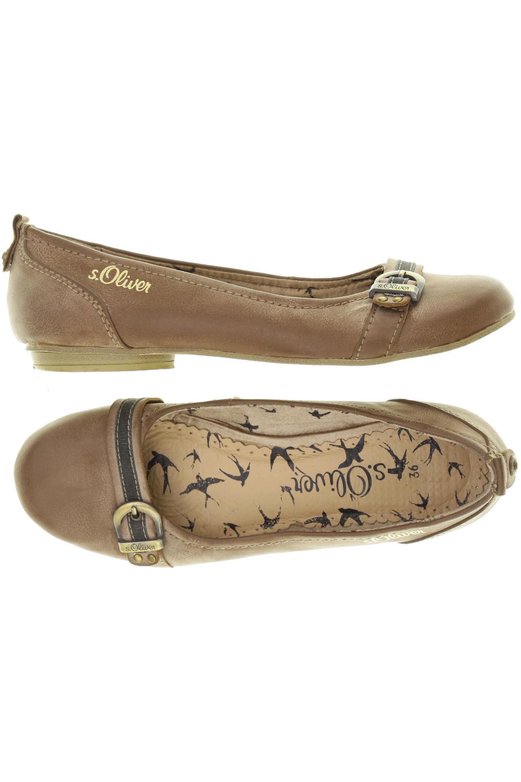 

s.Oliver Damen Ballerinas, braun, Gr. 36