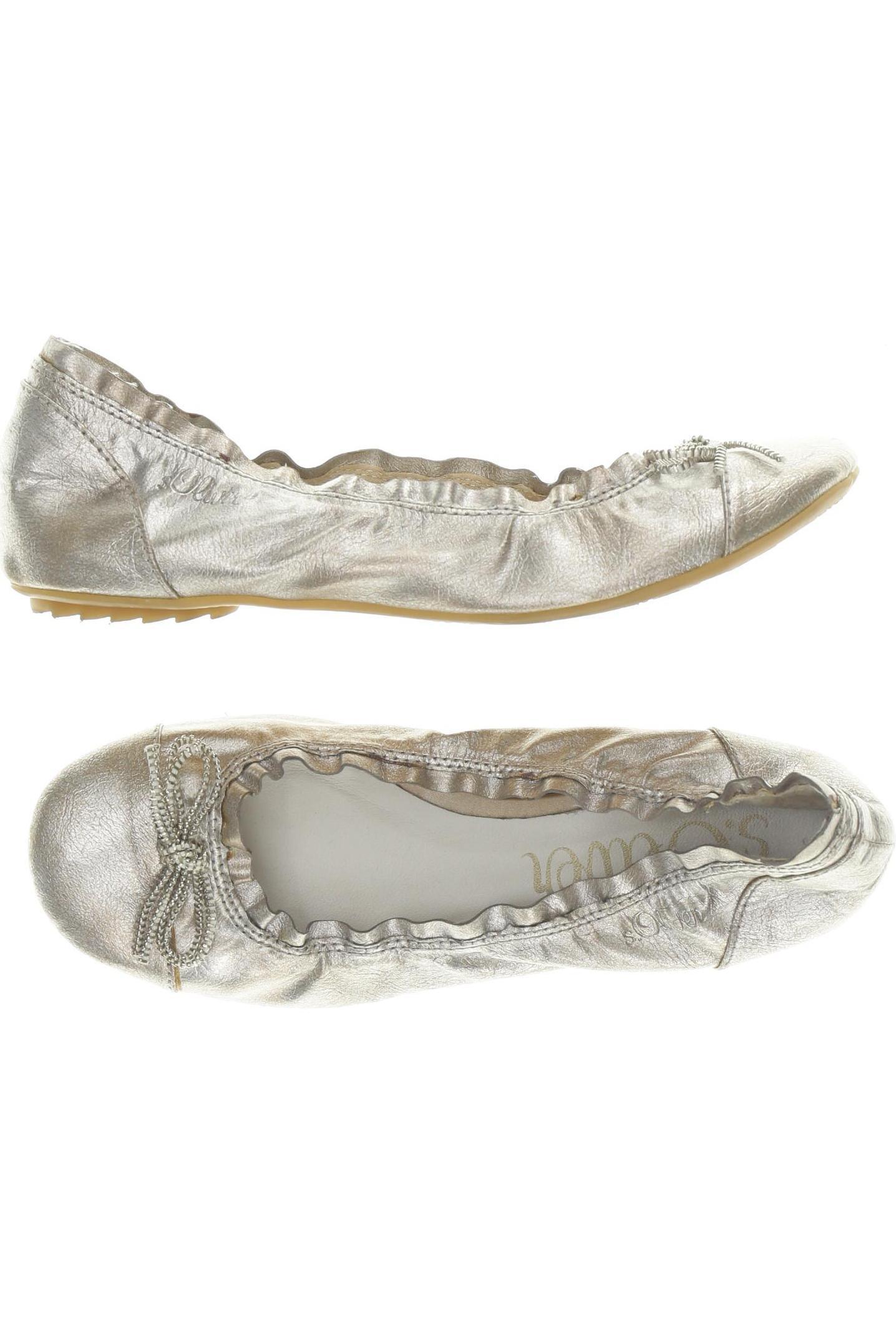 

s.Oliver Damen Ballerinas, silber, Gr. 38