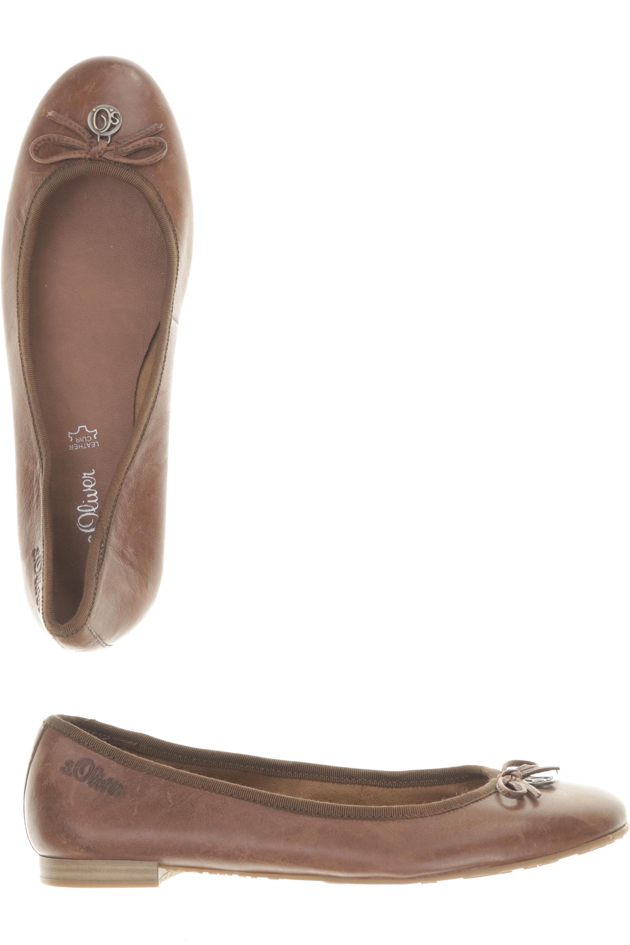 

s.Oliver Damen Ballerinas, braun, Gr. 38