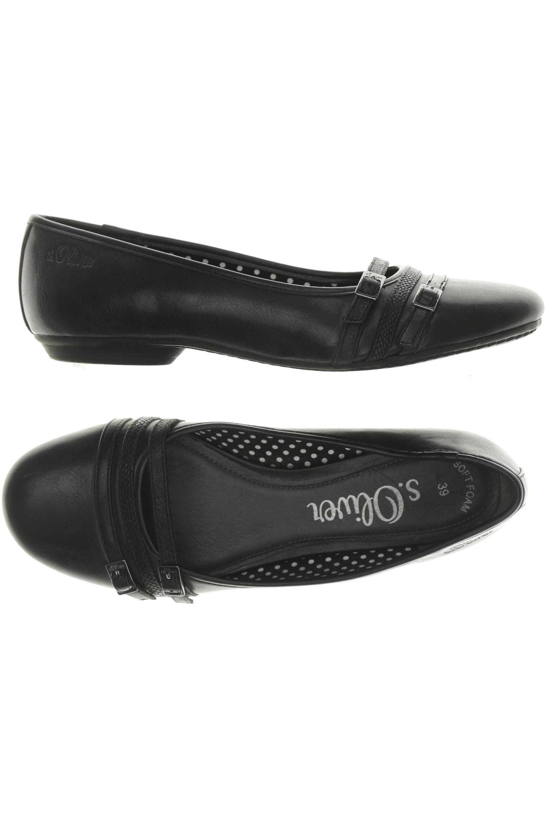 

s.Oliver Damen Ballerinas, schwarz, Gr. 39