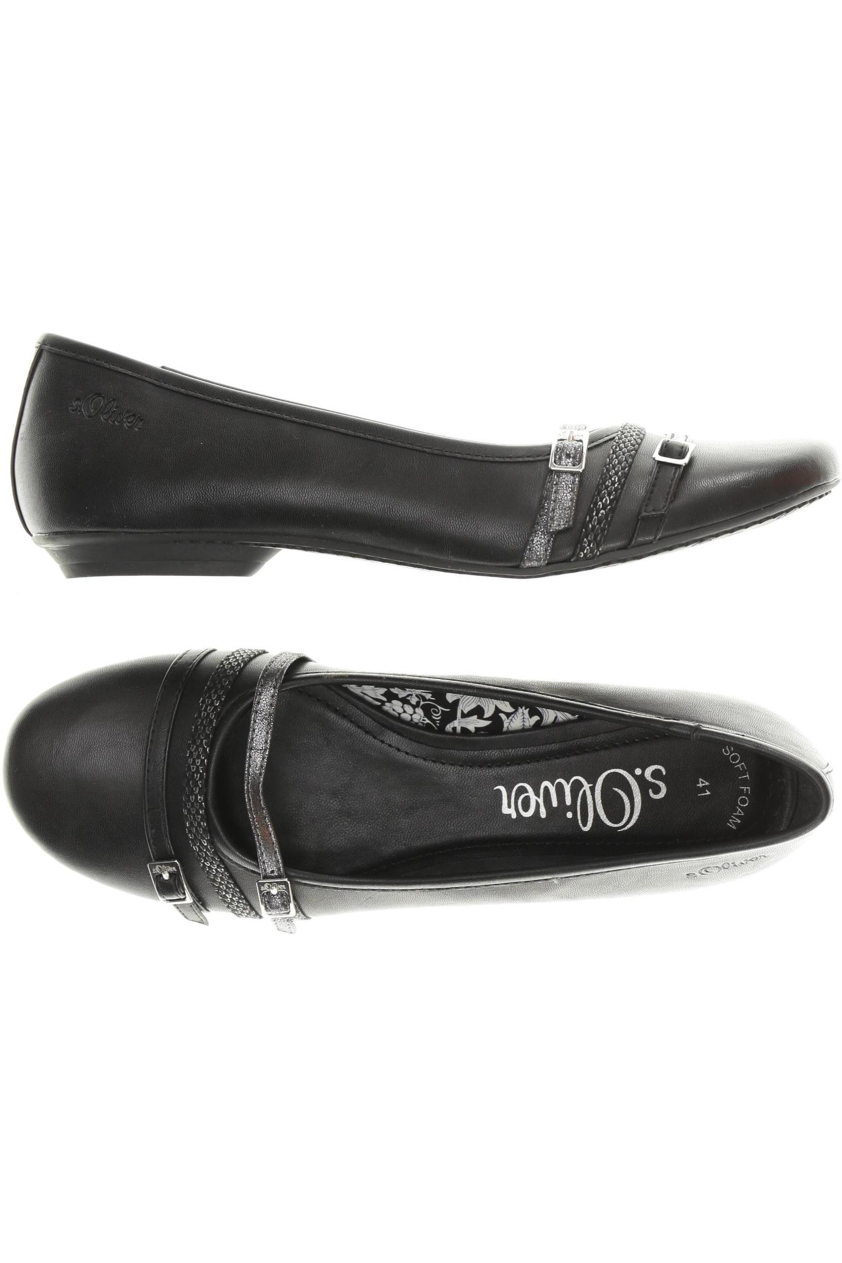 

s.Oliver Damen Ballerinas, schwarz, Gr. 41