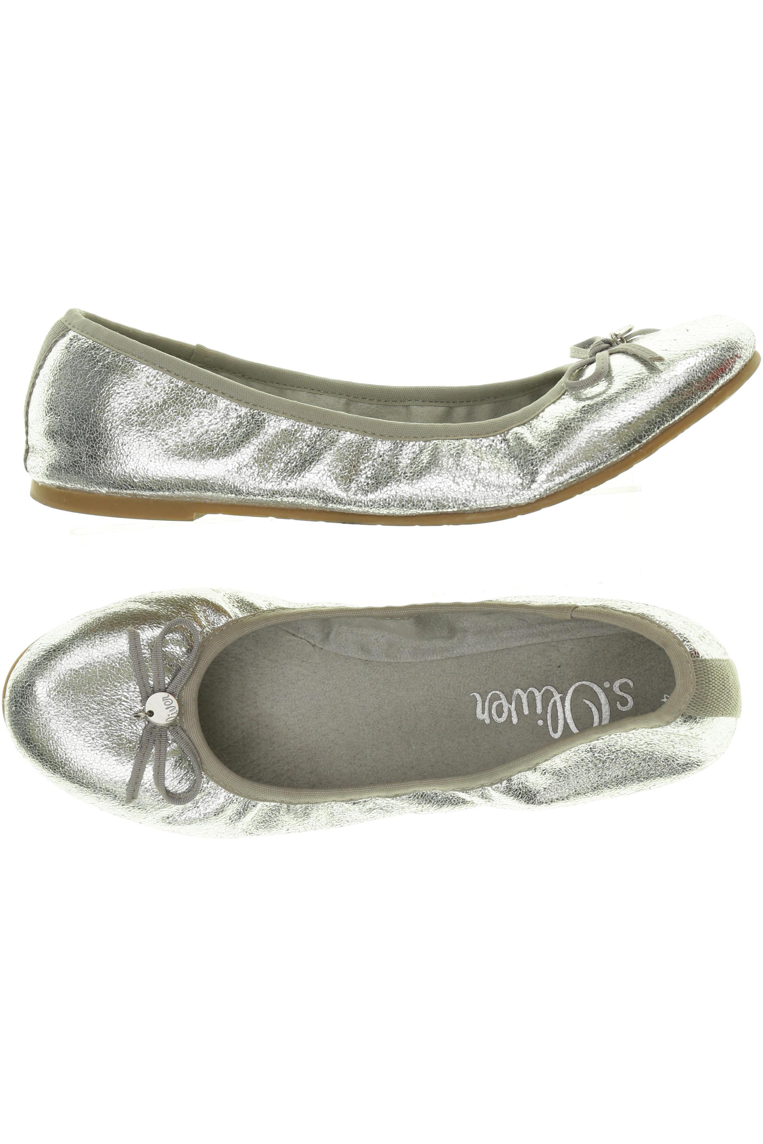 

s.Oliver Damen Ballerinas, silber, Gr. 40