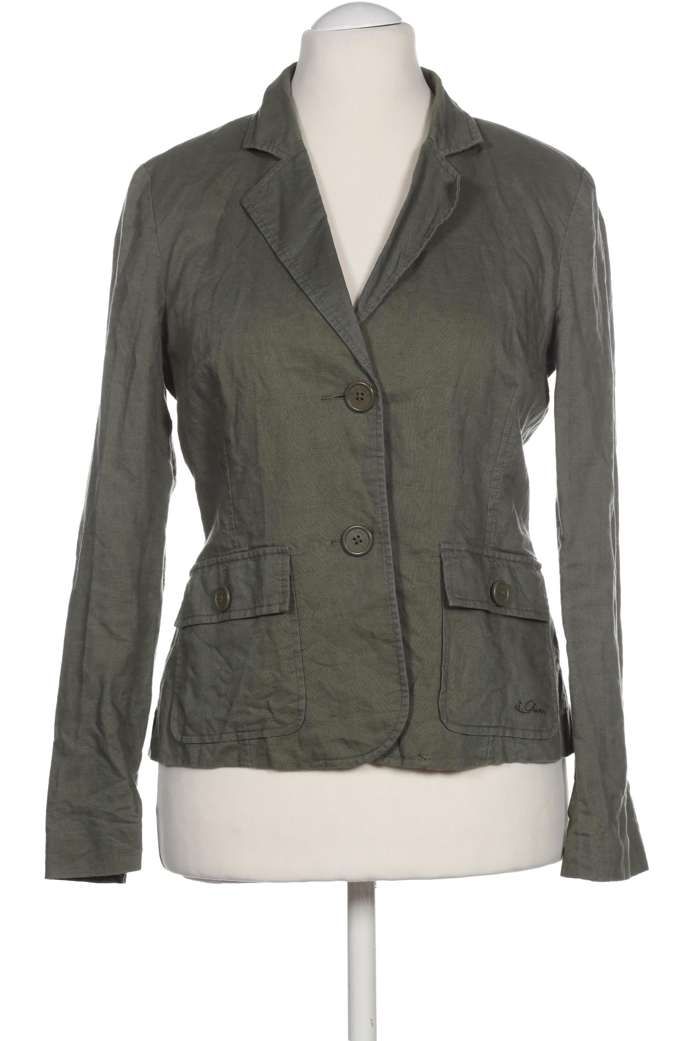 

s.Oliver Damen Blazer, grün, Gr. 40